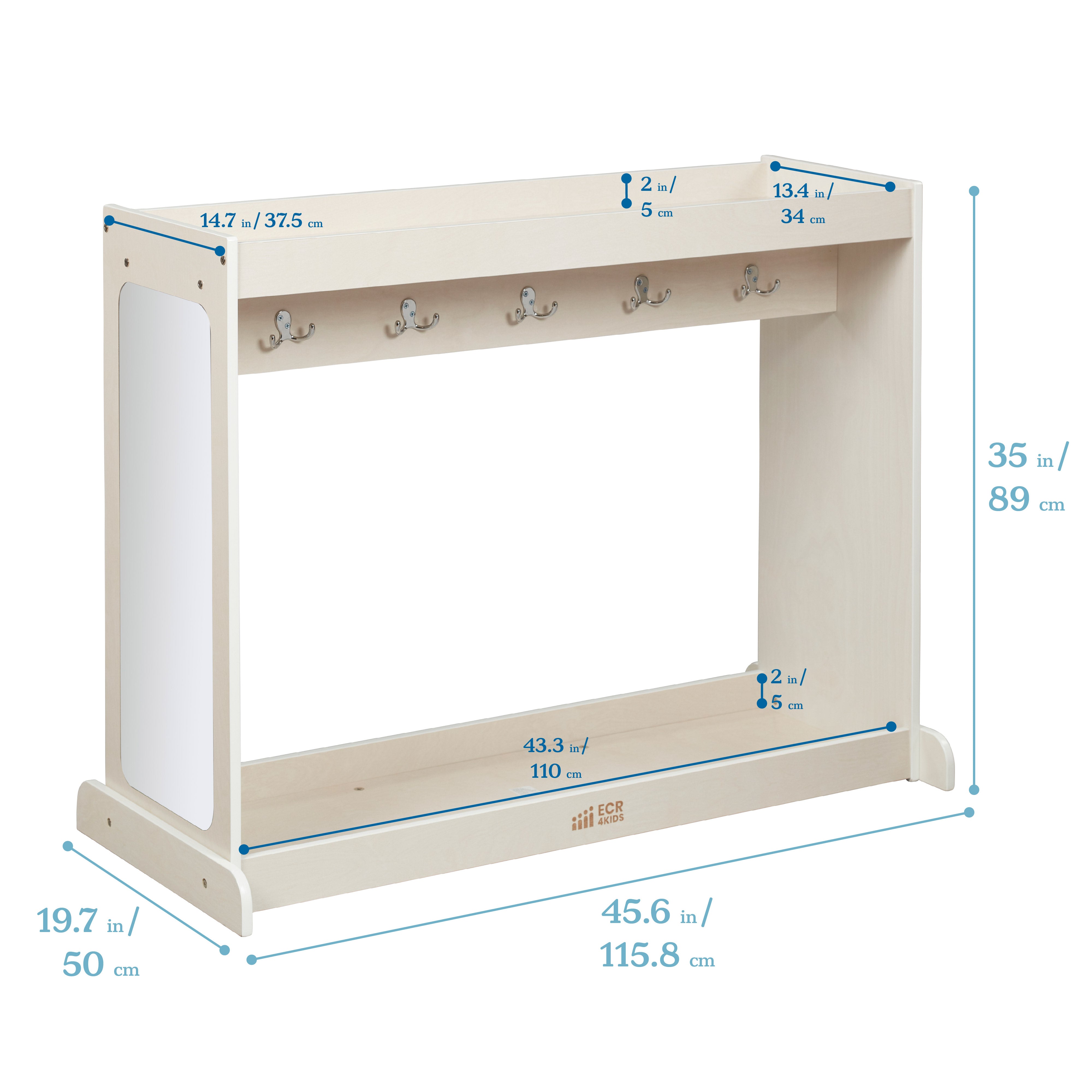 Streamline Dress-Up Island Costume Organizer