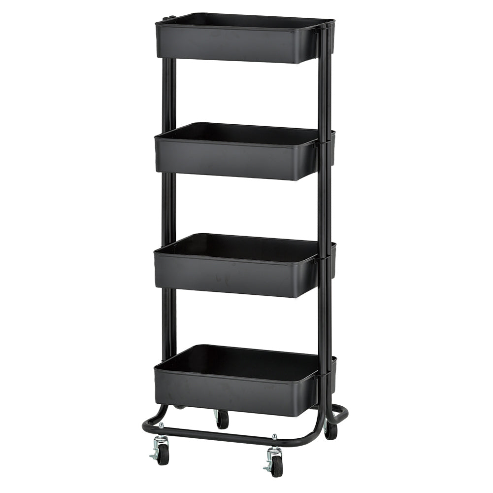 4-Tier Metal Rolling Utility Cart