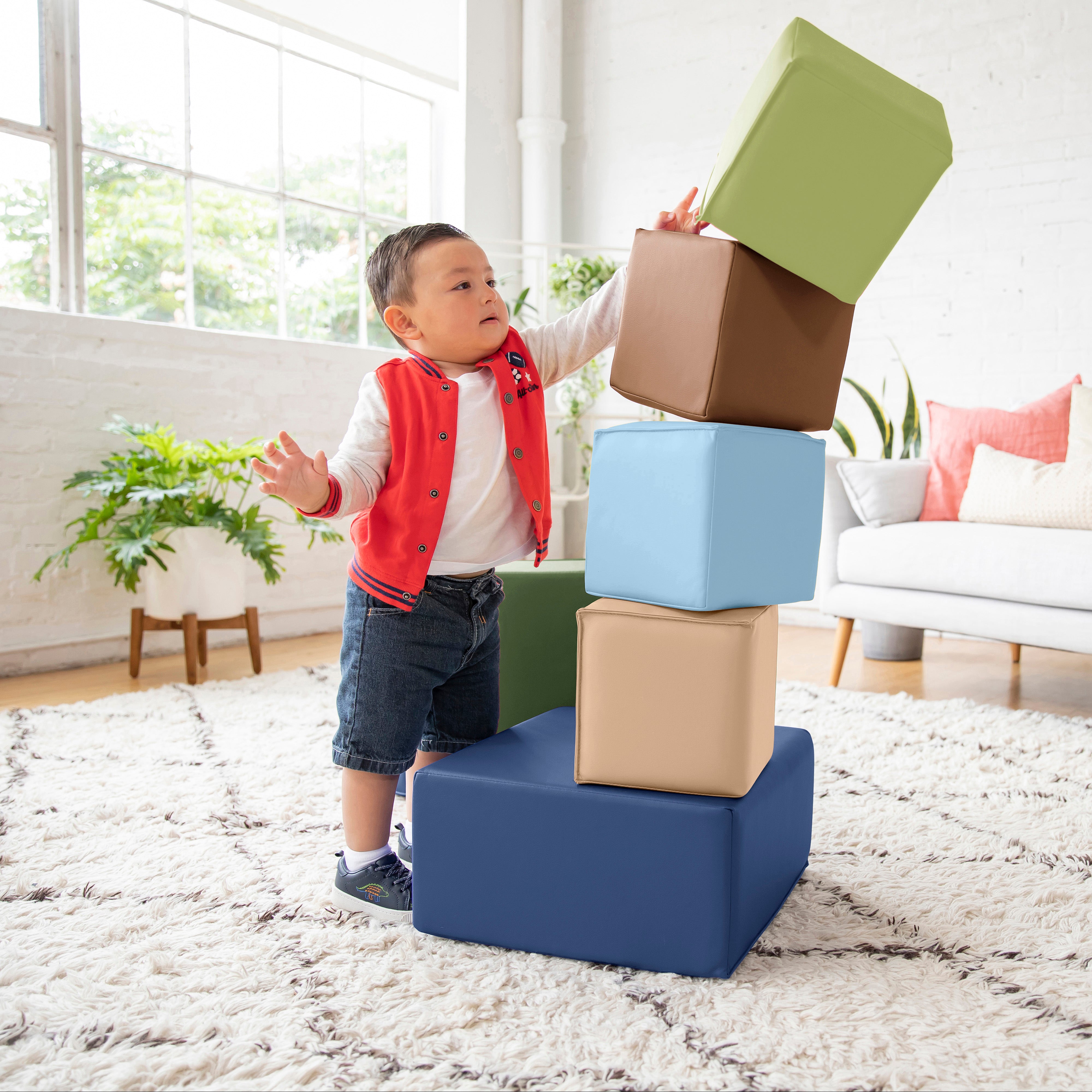 SoftZone Big Foam Building Blocks, 7-Piece