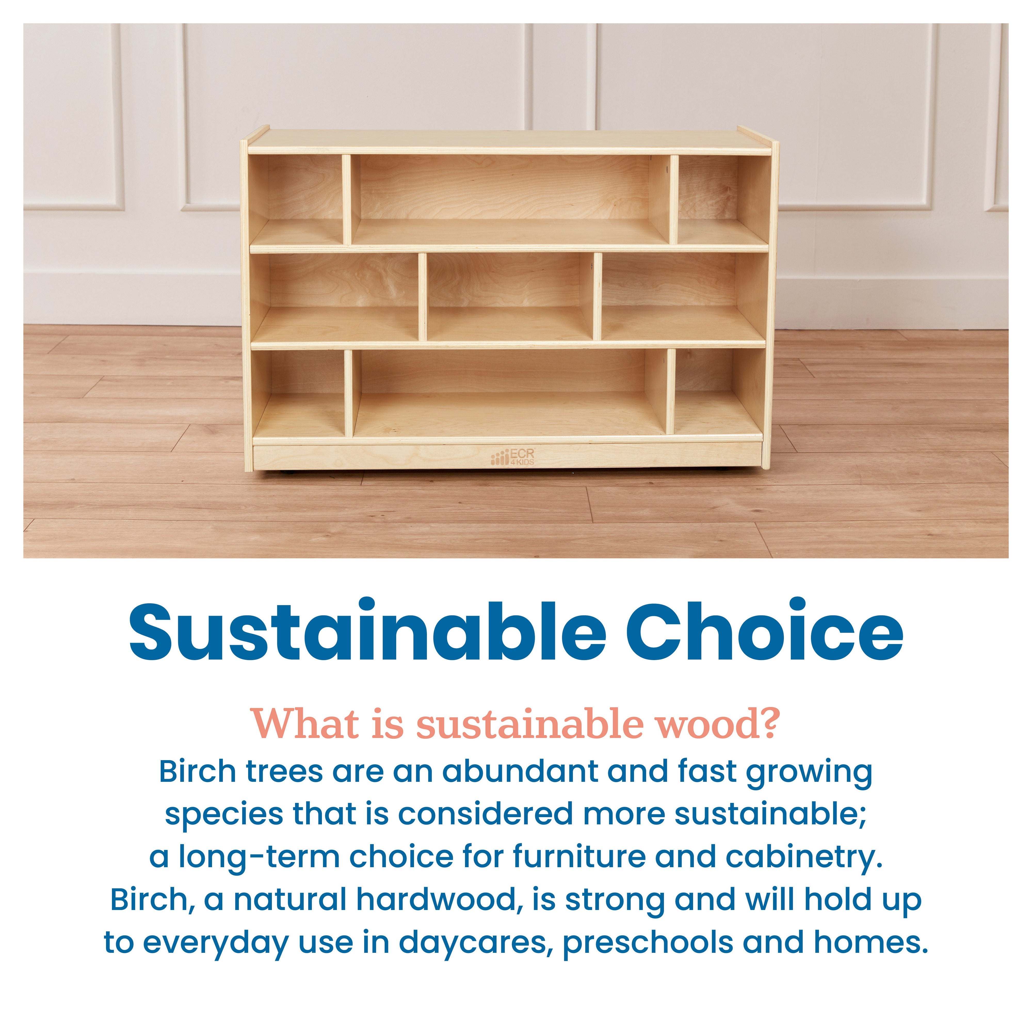 Mobile Block Storage Cart, Medium