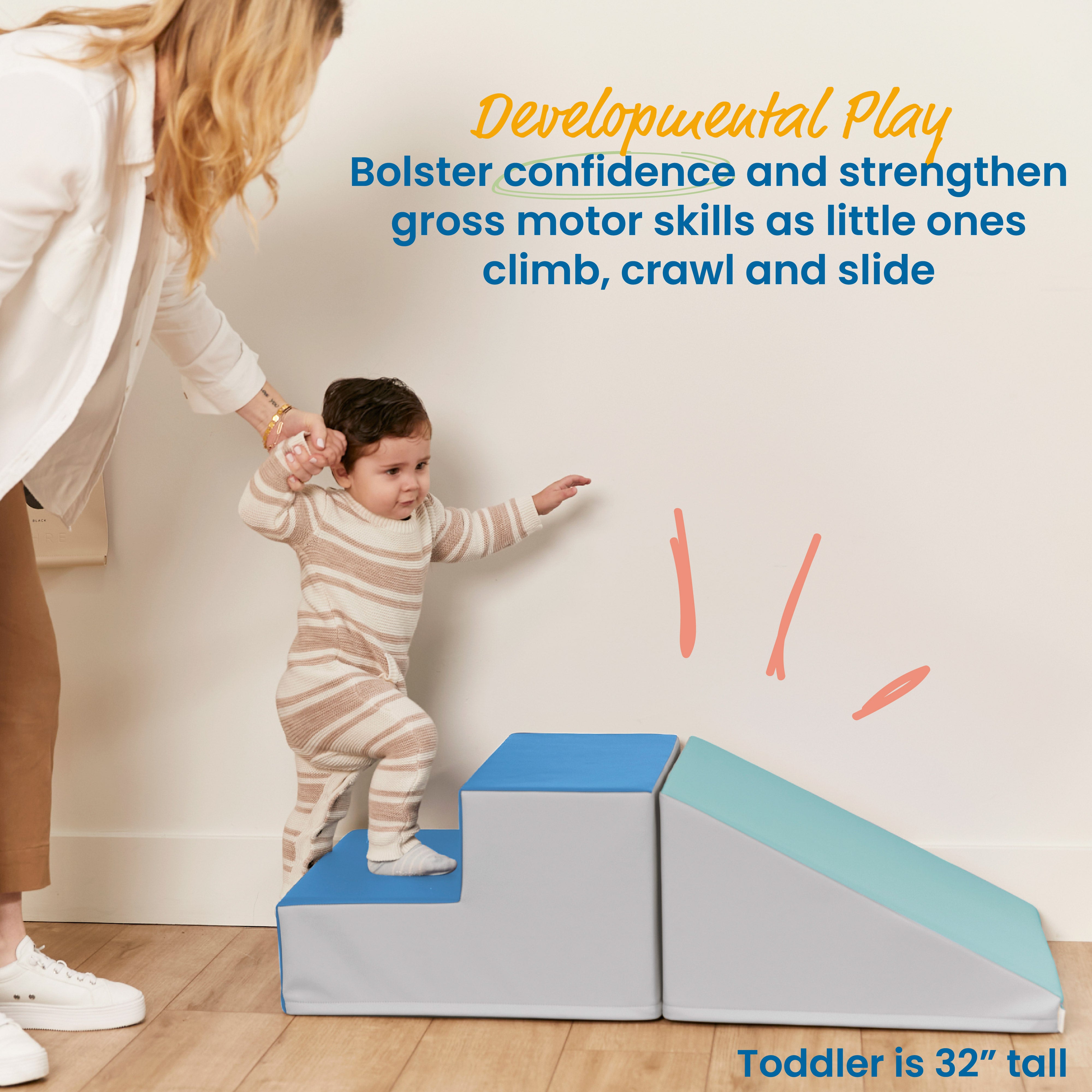 Softzone Little Me Climb and Slide, 2-Piece