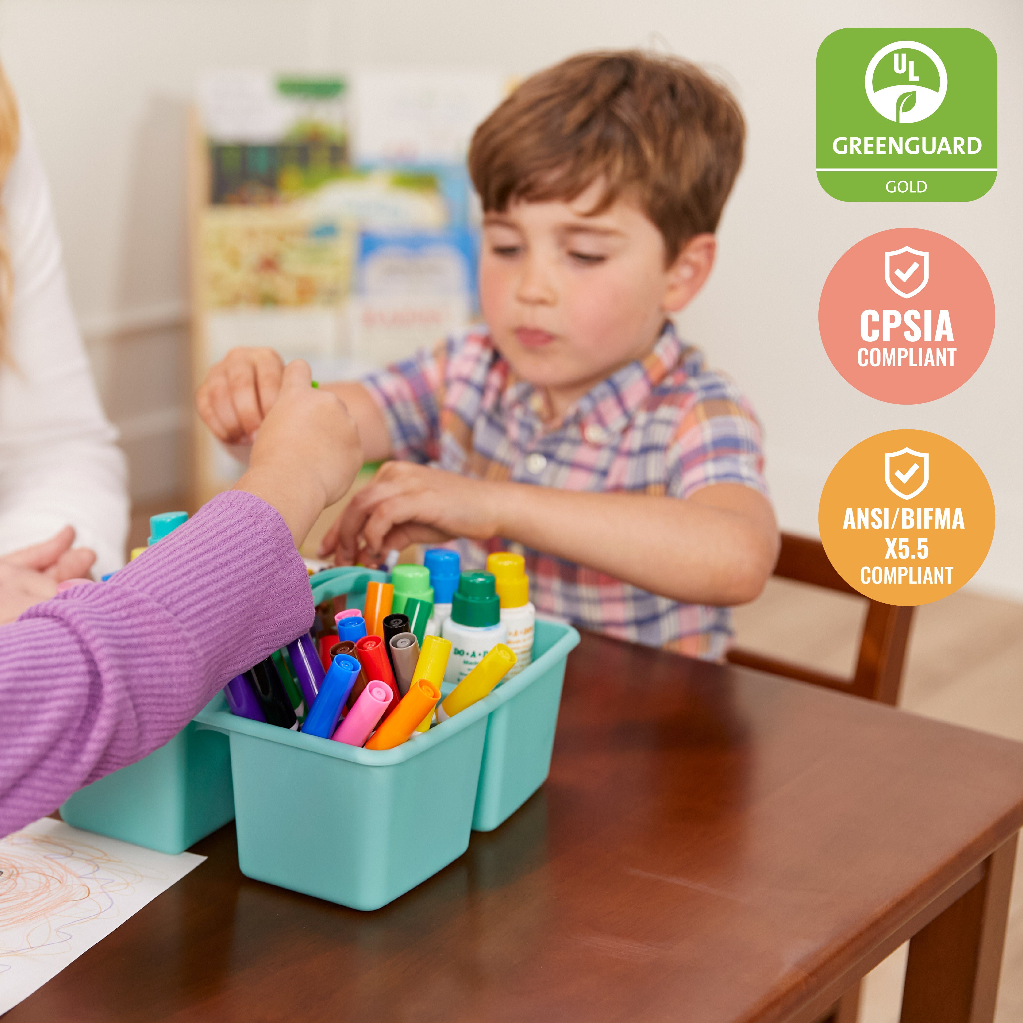 30in Square Hardwood Table with 22in Legs