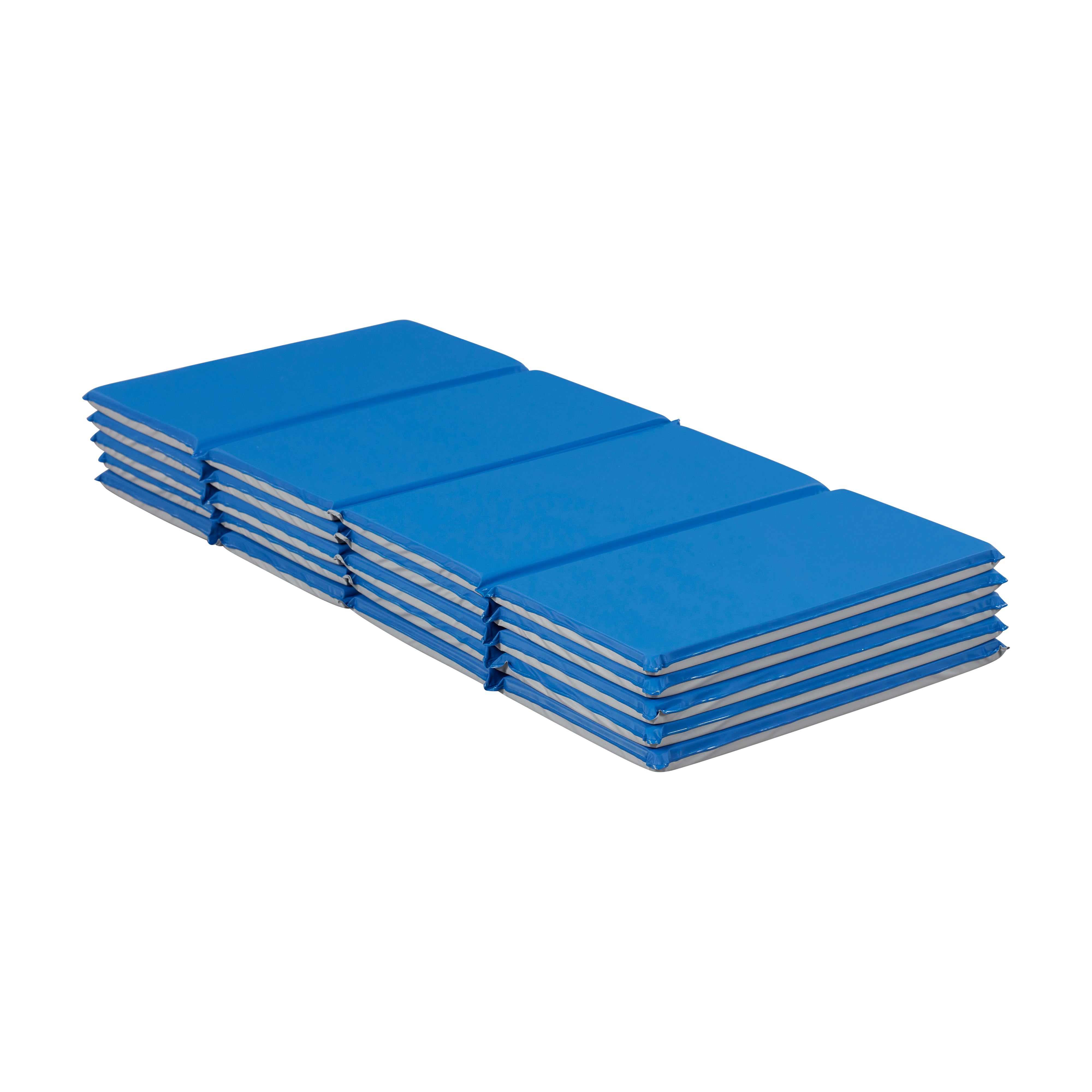 Everyday Folding Rest Mat 4-Section, 5-Pack