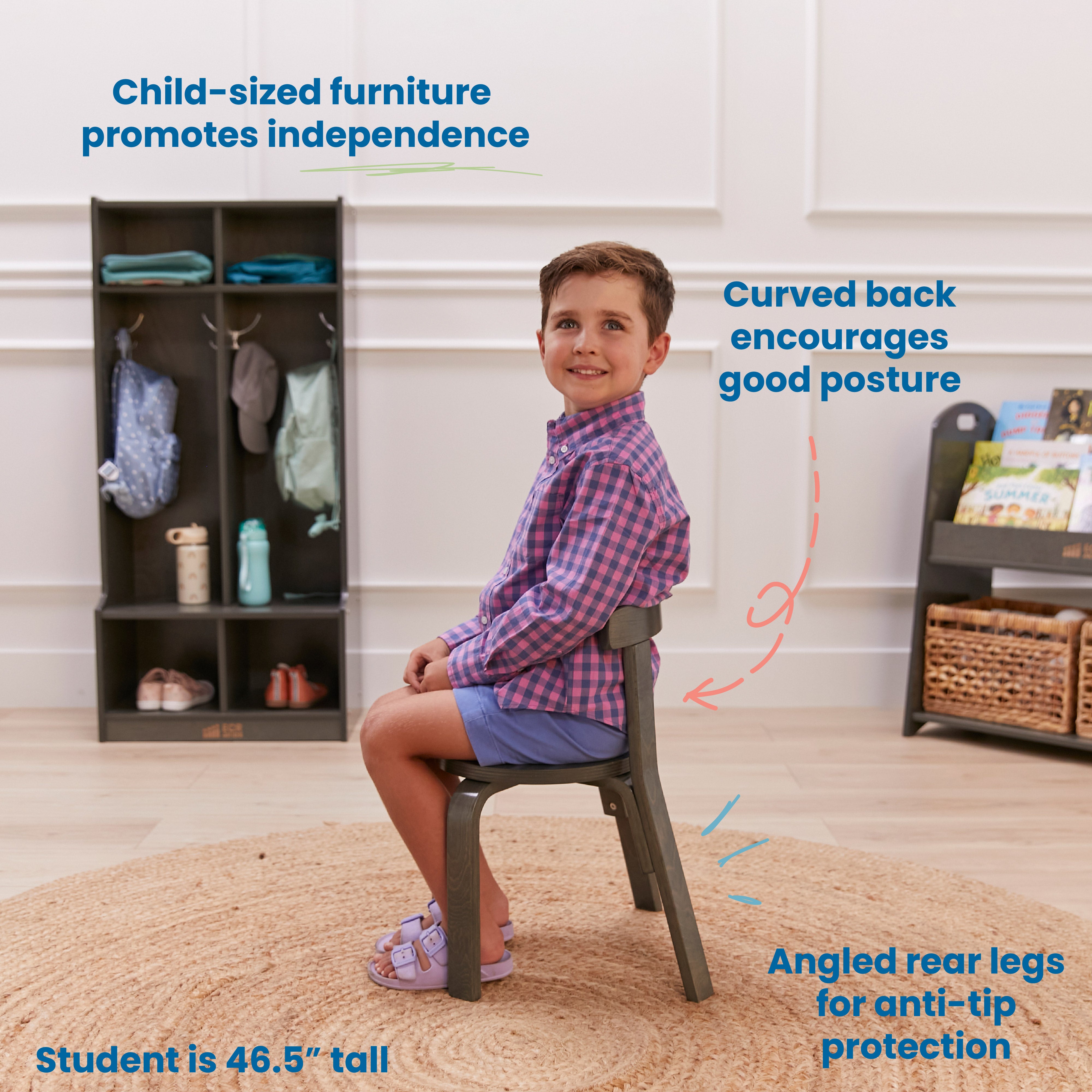 Bentwood Table and Curved Back Chair Set, 5-Piece