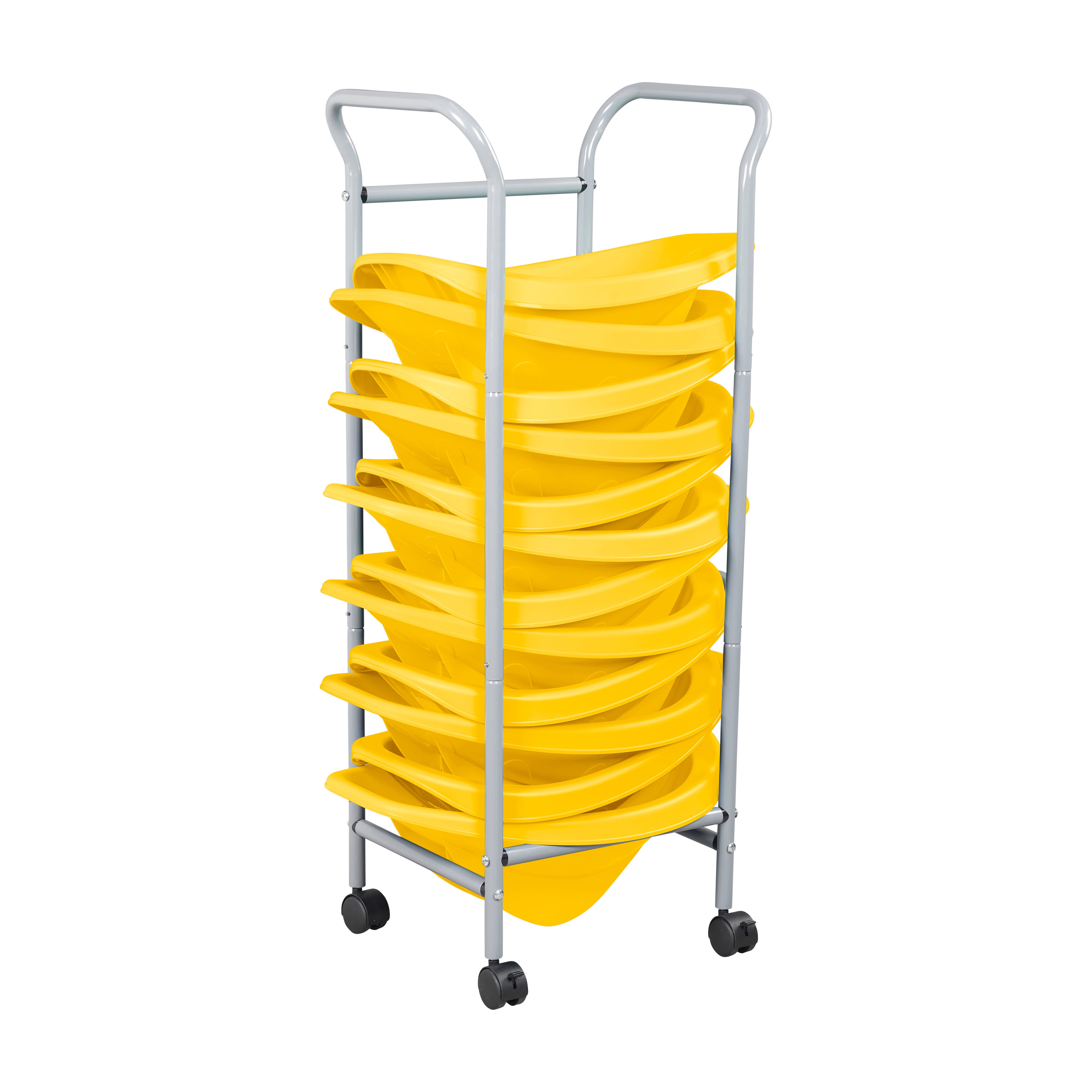 Mobile Leaf Seat Cart with 12 Leaf Floor Seats, Flexible Seating