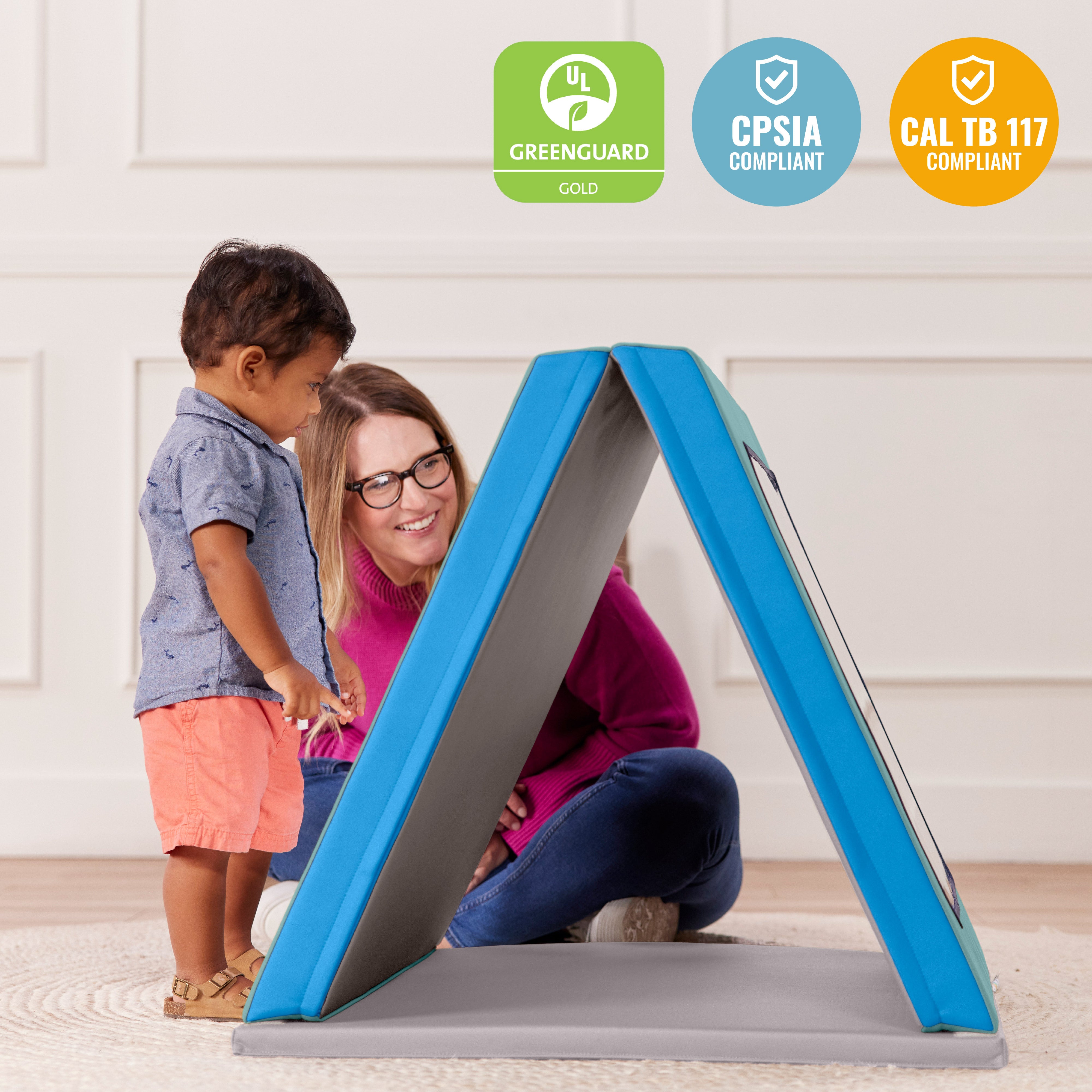 SoftZone Folding Floor Mirror