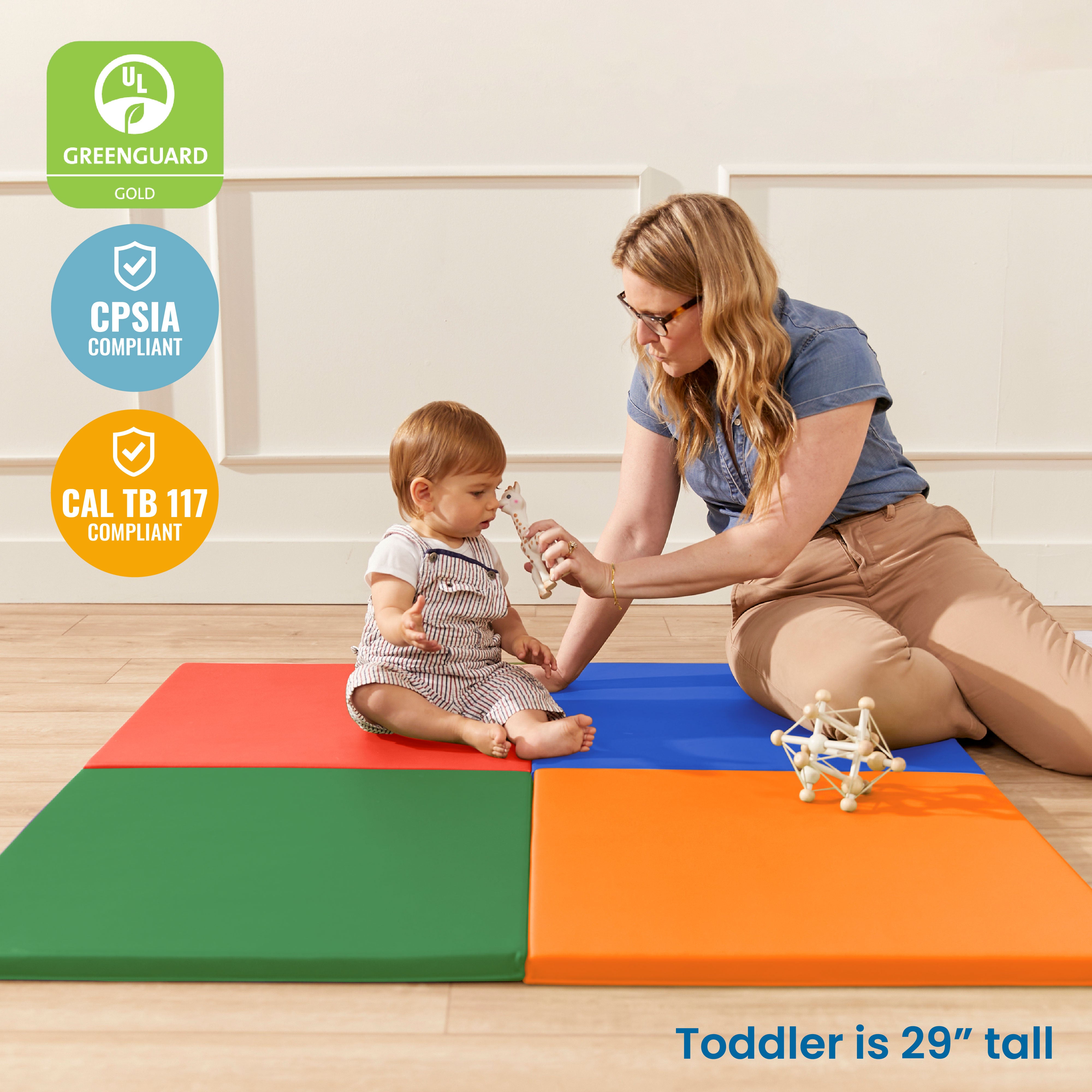 Play Patch Activity Mat and Toy Bins, 6-Piece