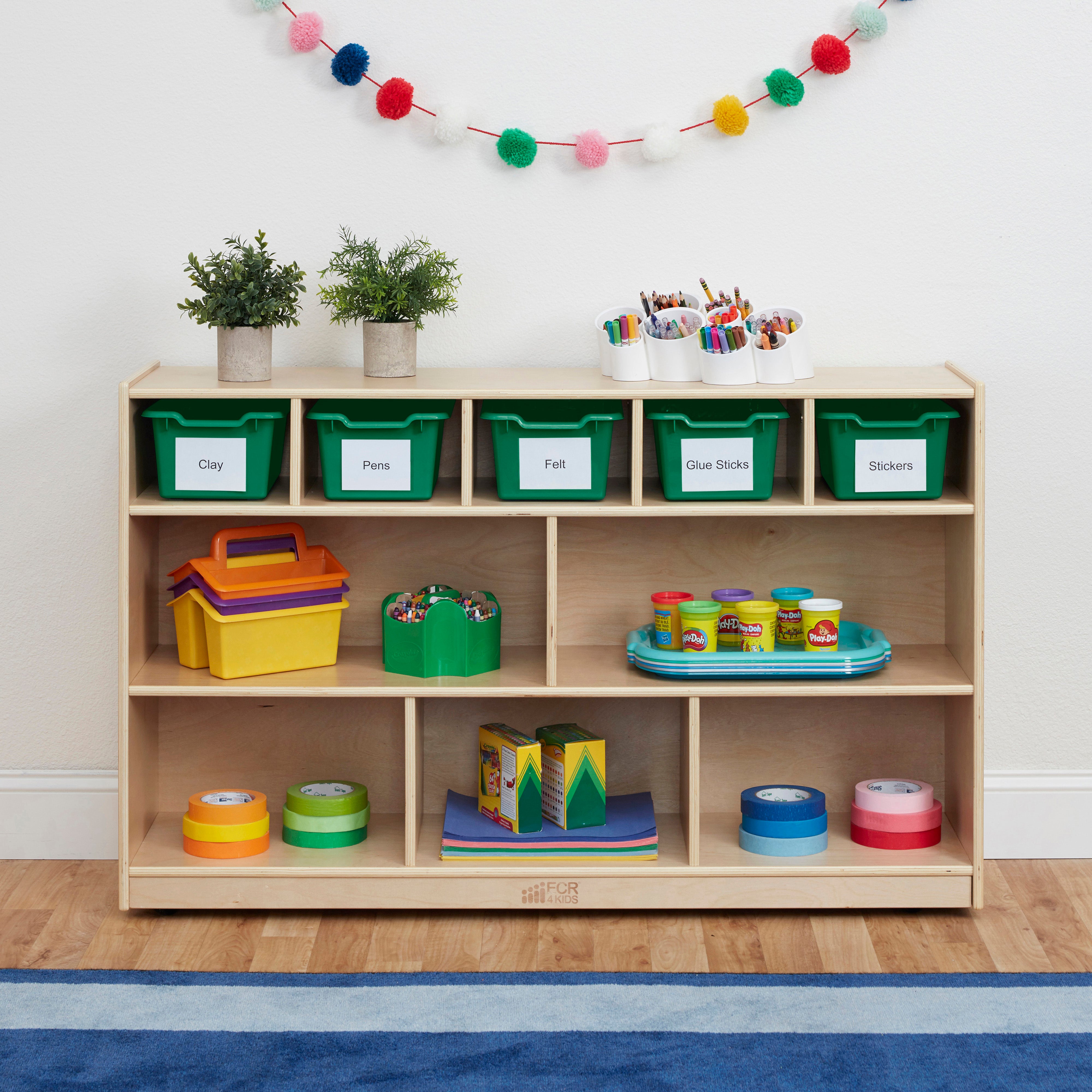 Scoop Front Storage Bin, 5-Piece