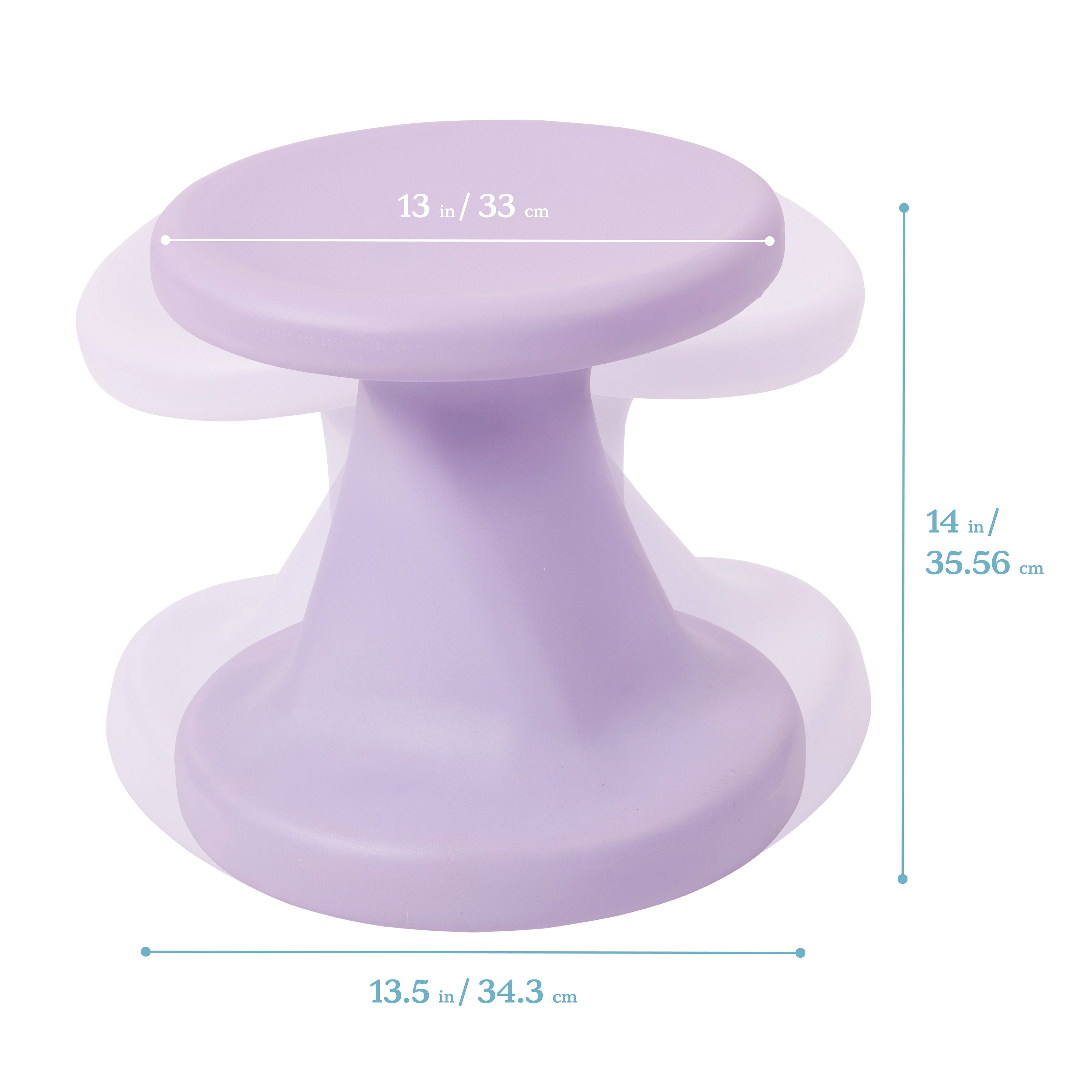 Twist Wobble Stool, 14in Seat Height
