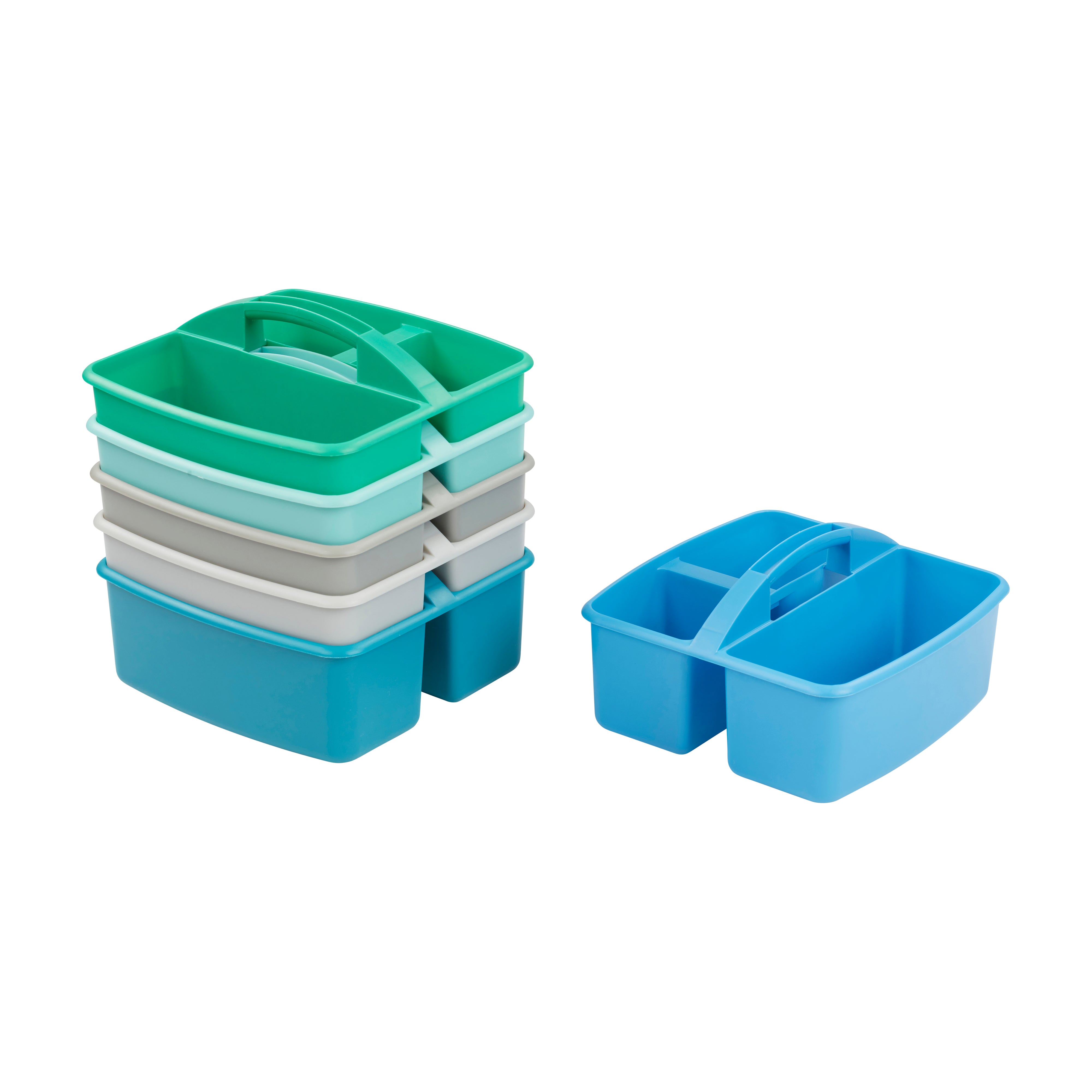 3-Compartment Storage Caddy, 6-Pack