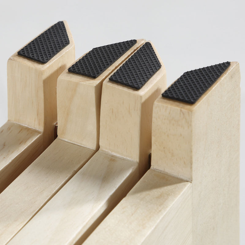 Folding Step Stool with Handle, Hardwood Non-Slip Stepstool