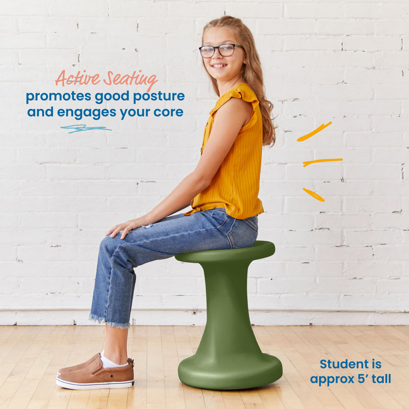 Twist Wobble Stool, 18in Seat Height, Active Seating