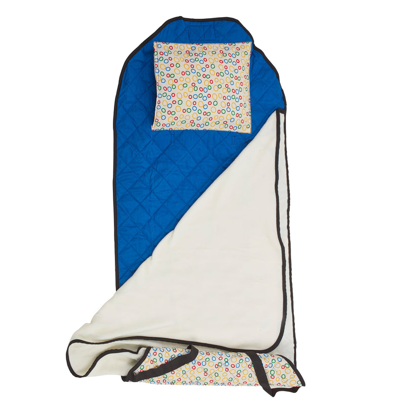 Toddler Nap Mat Companion - Portable All-in-One Preschool/Daycare Nap Bundle