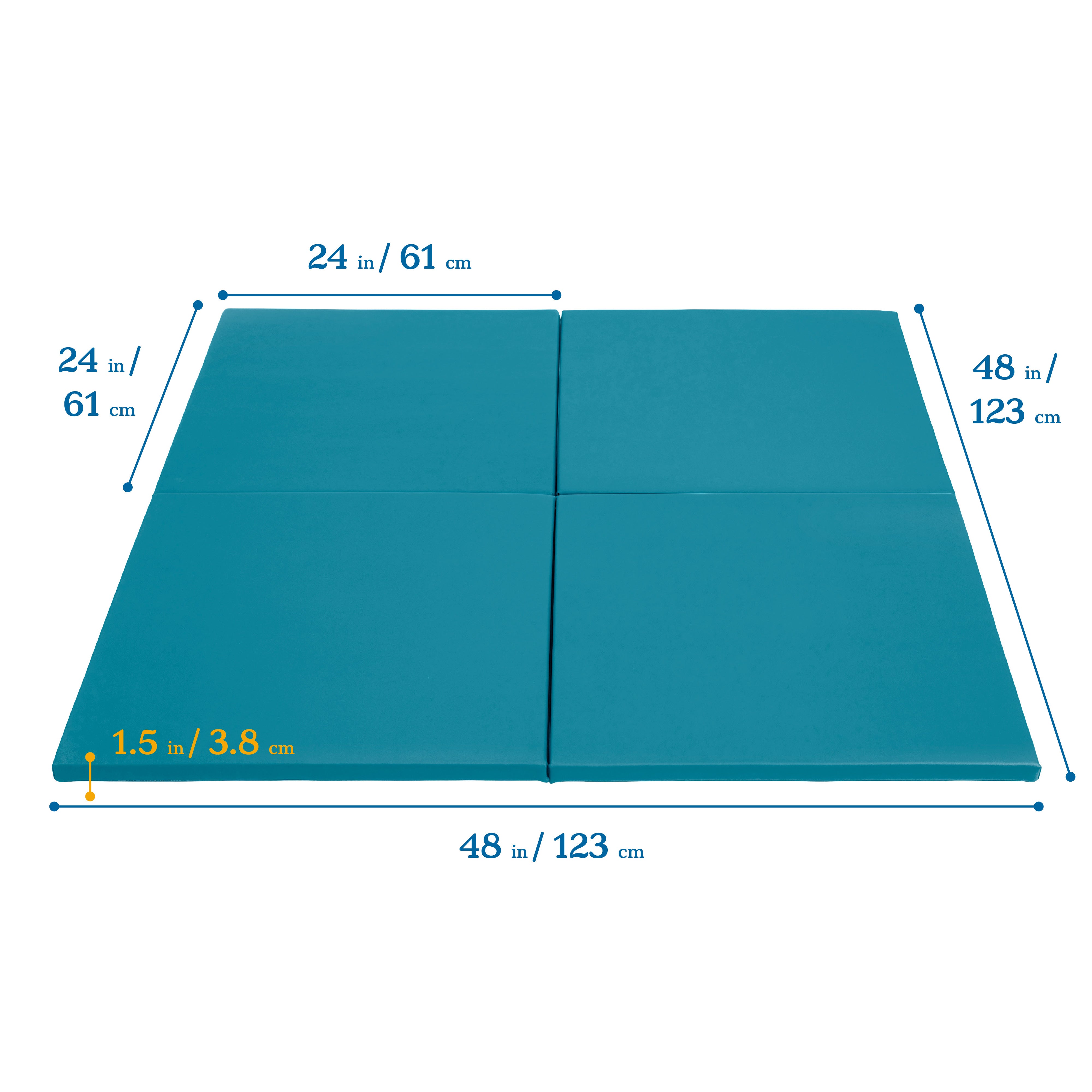 Play Patch Modular Activity Mat Squares, 4-Pack