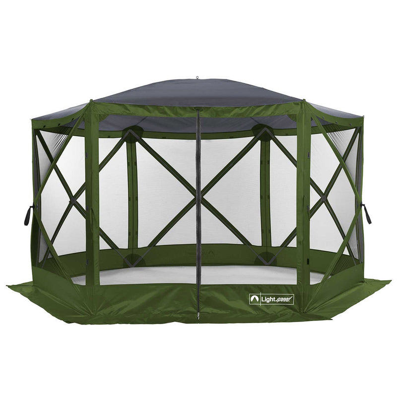 Pop-Up 6-Sided Screen Shelter, Camping Gazebo