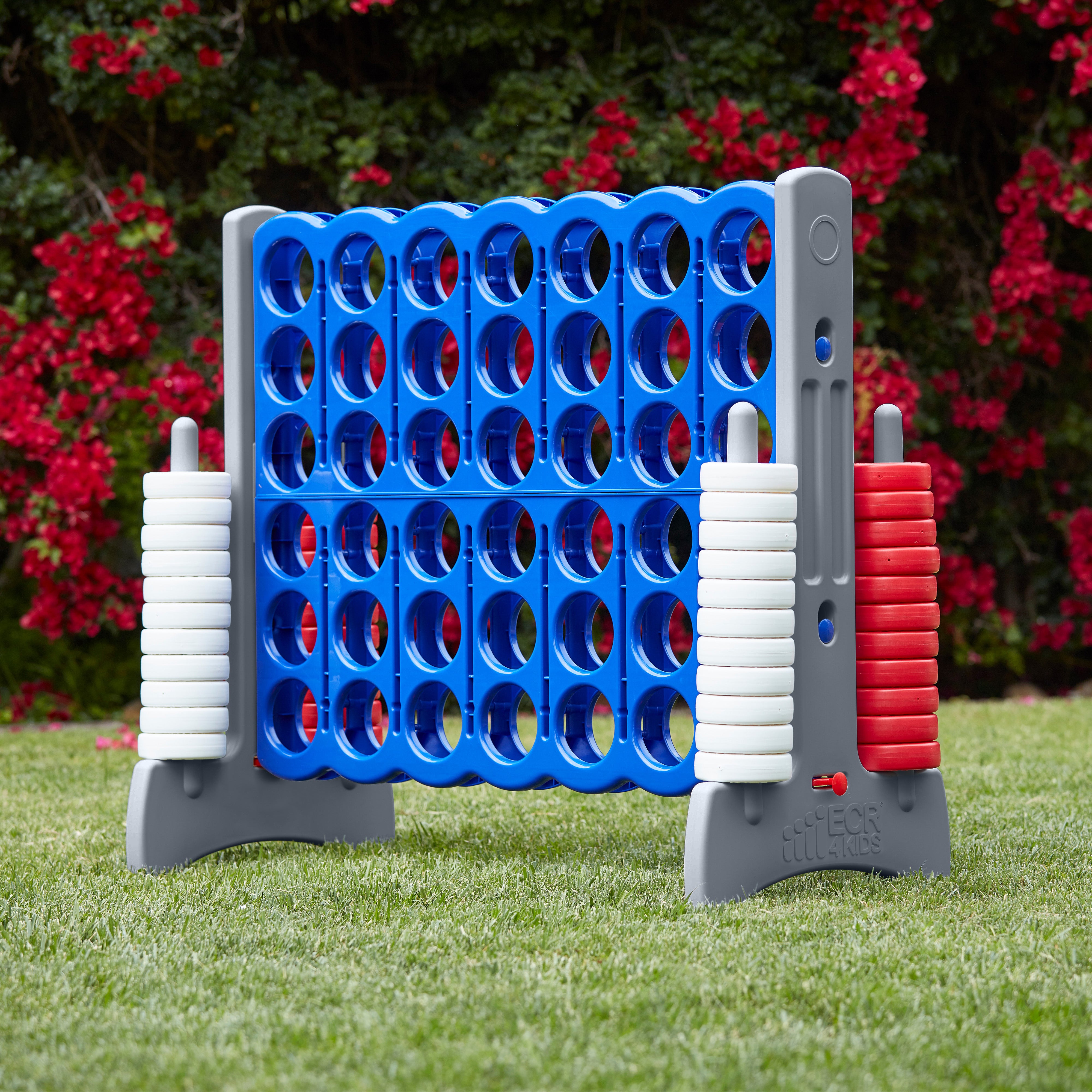 Jumbo 4-To-Score Giant Game with 42 Rings and Reset Sliders