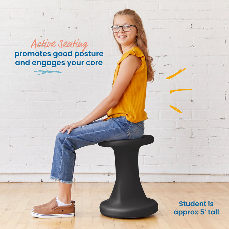 Twist Wobble Stool, 18in Seat Height, Active Seating