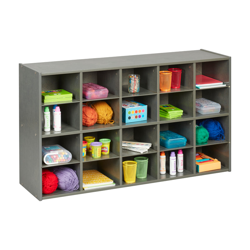 Streamline 20 Cubby Tray Storage Cabinet, 4x5