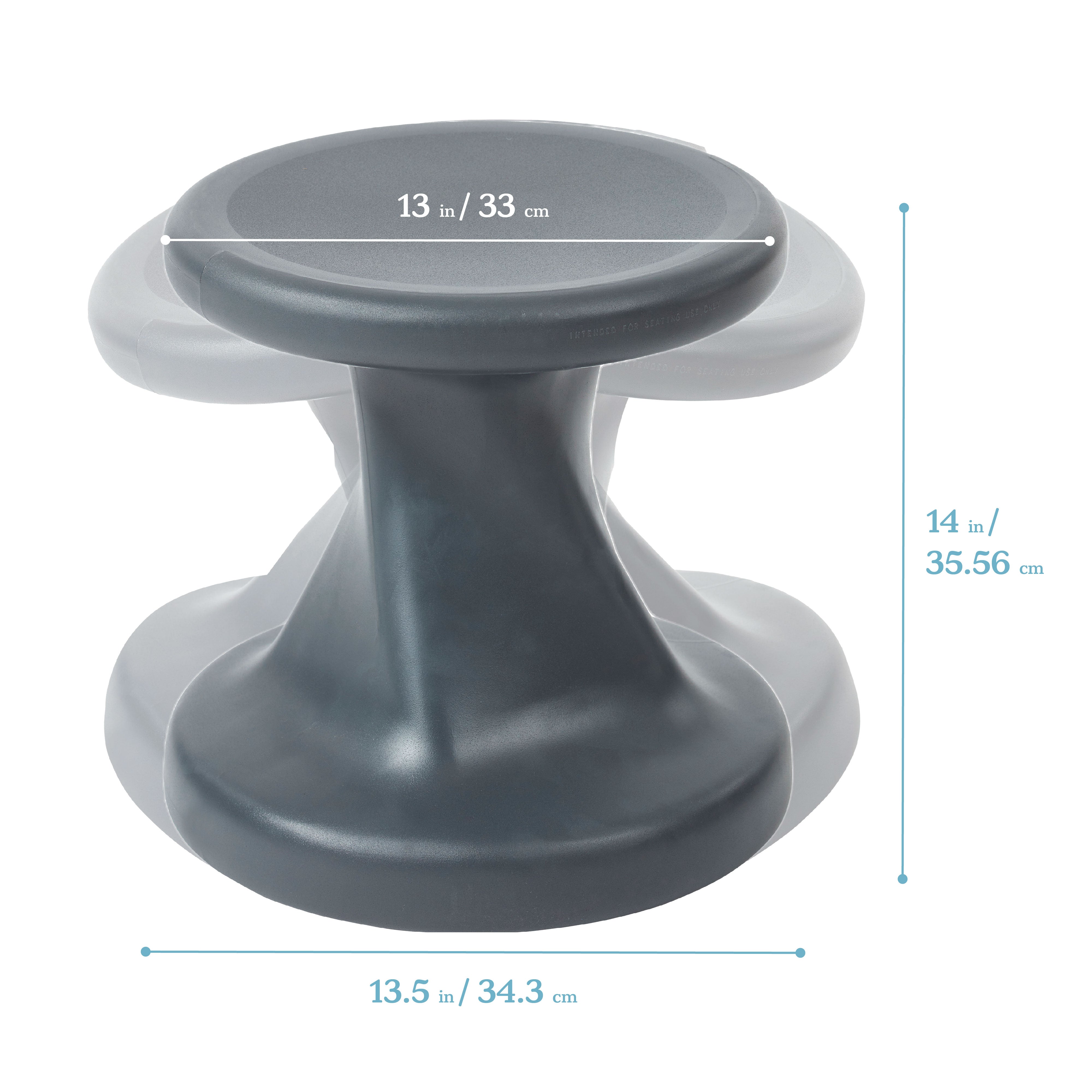 Twist Wobble Stool, 14in Seat Height