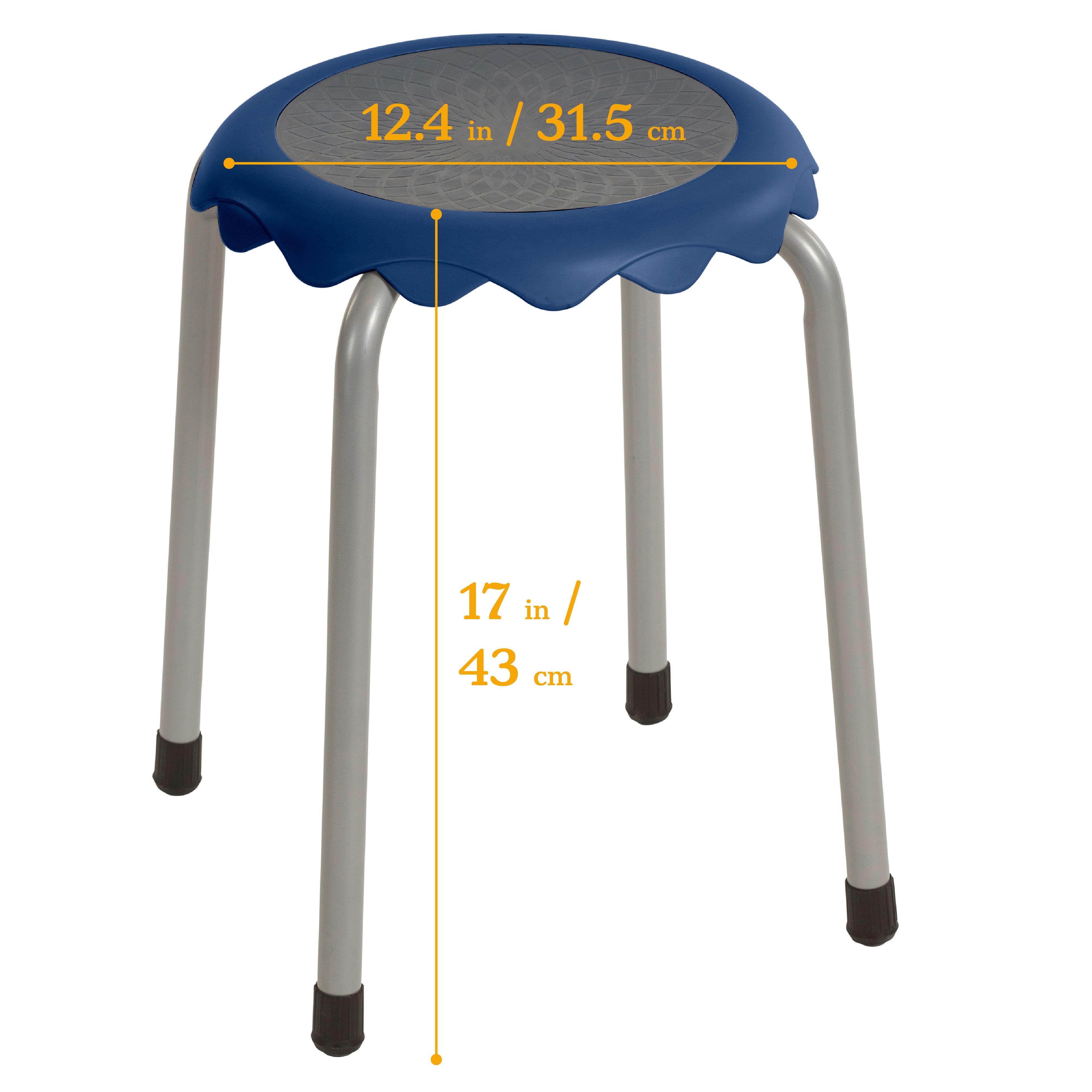 Daisy Stackable Stool Set, 8-Piece