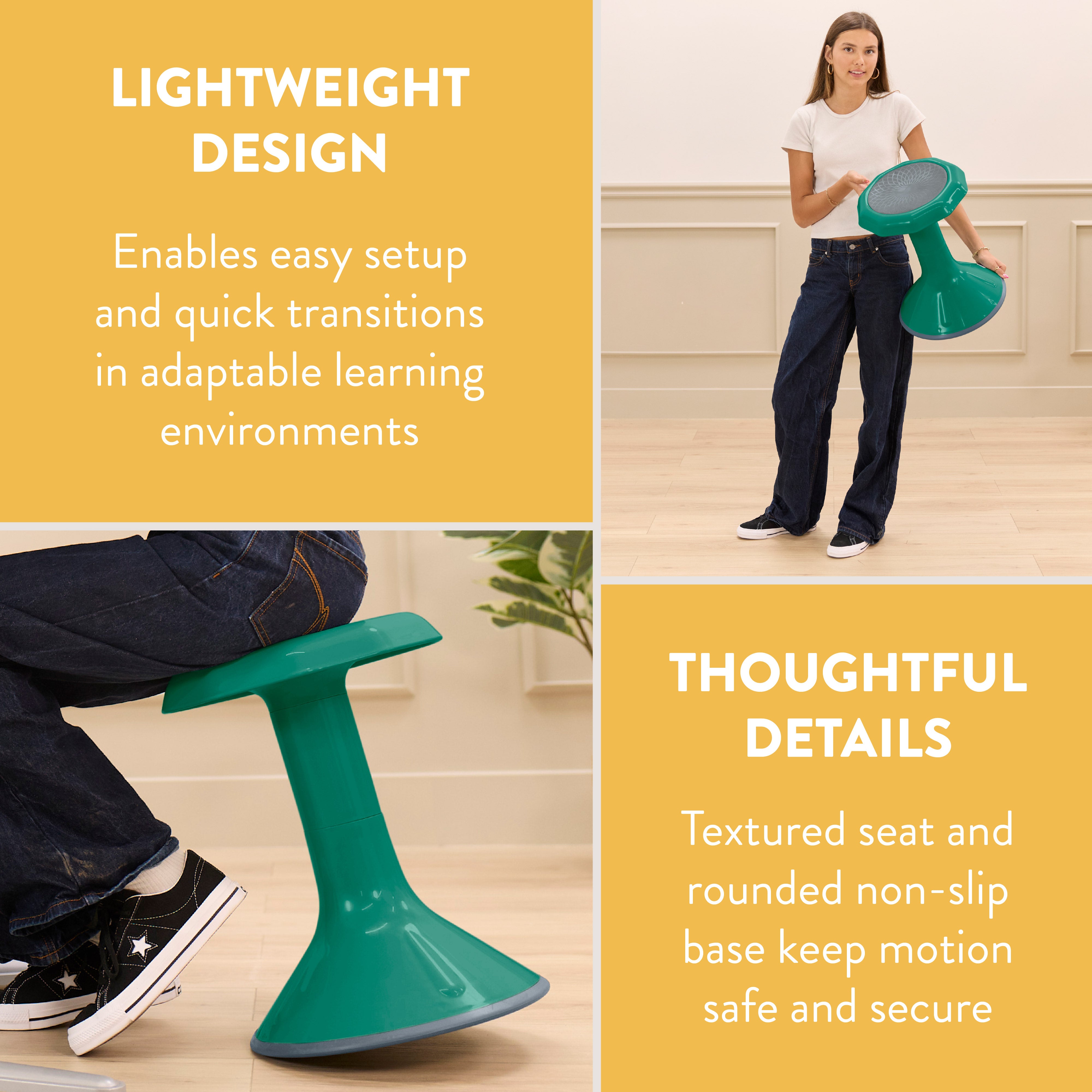 Wobble Sensory Stool, 18in Seat Height