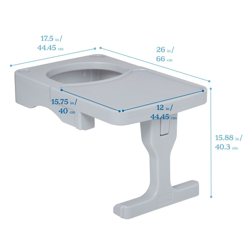 Tri-Me Cube Chair Desk, Kids Furniture, Light Grey