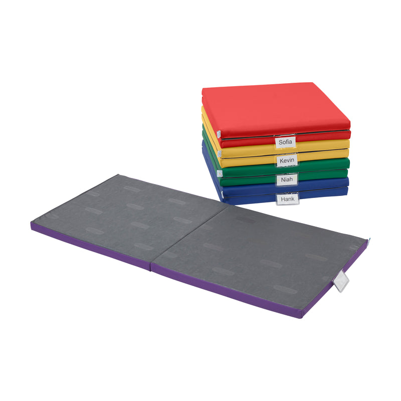 SoftZone Folding Rainbow Rest Mats, Classroom Furniture, 5-Piece