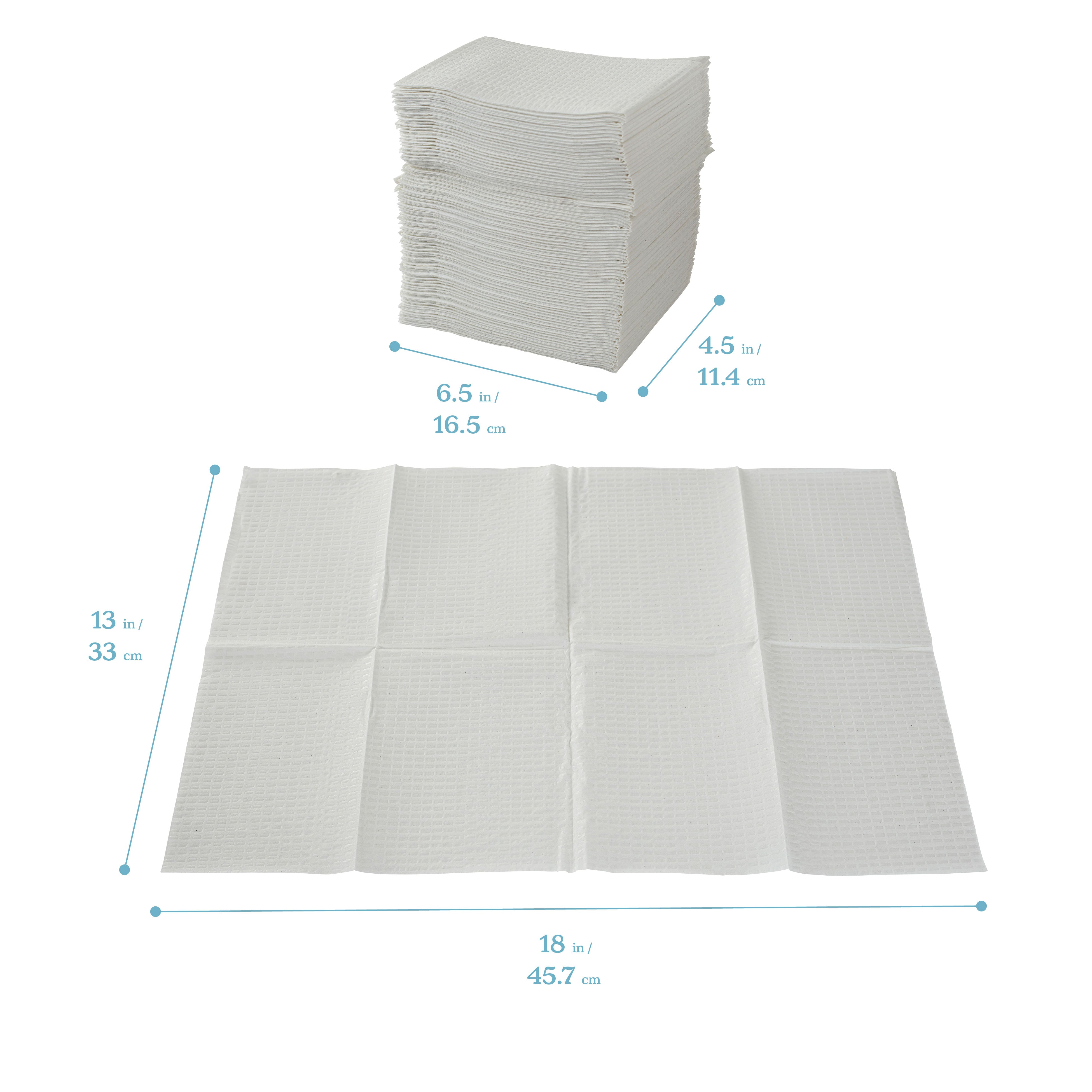 2-Ply Disposable Baby Changing Station Sanitary Liners, 13in x 18in, 500-Pack