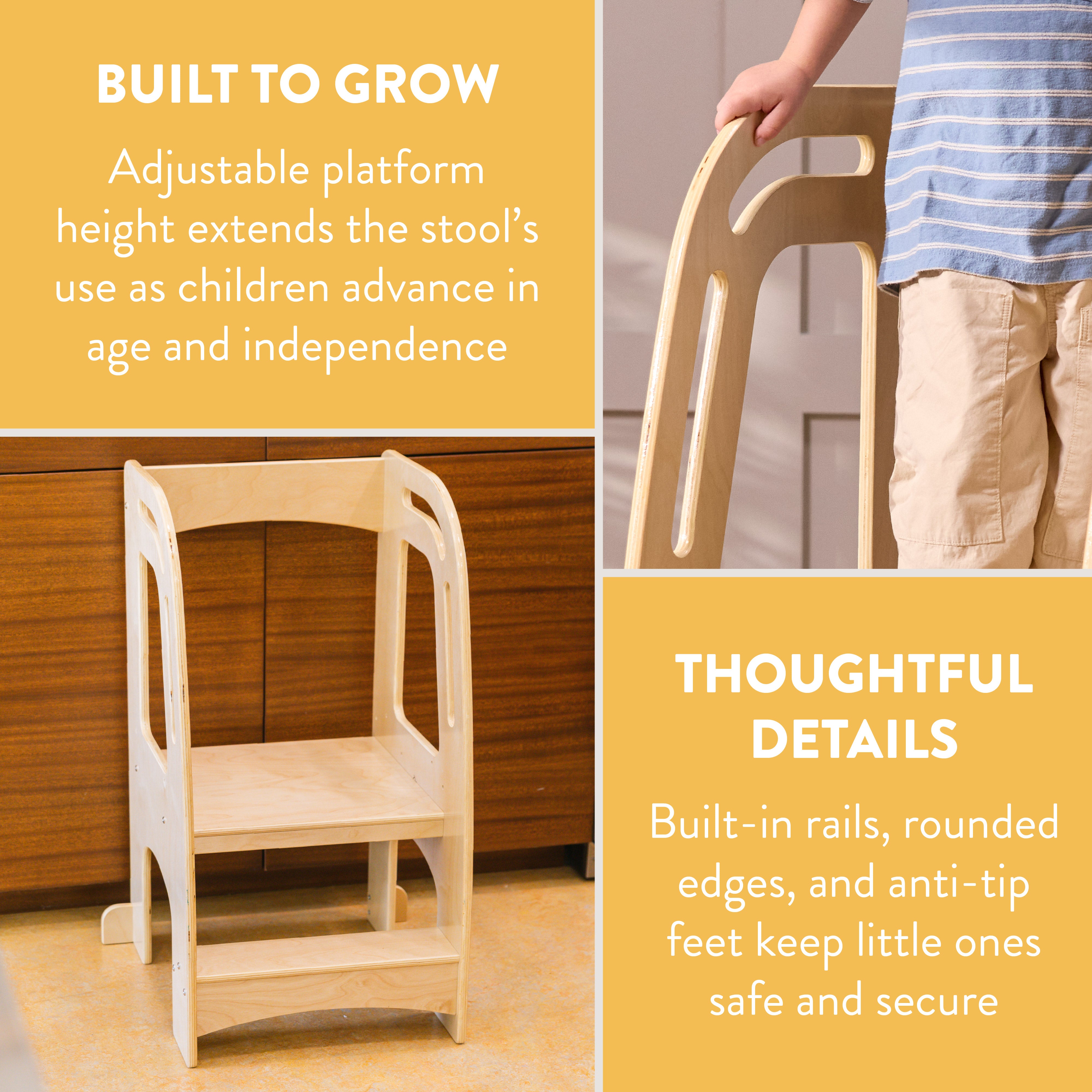 Rising Chef Kitchen Tower Step Stool