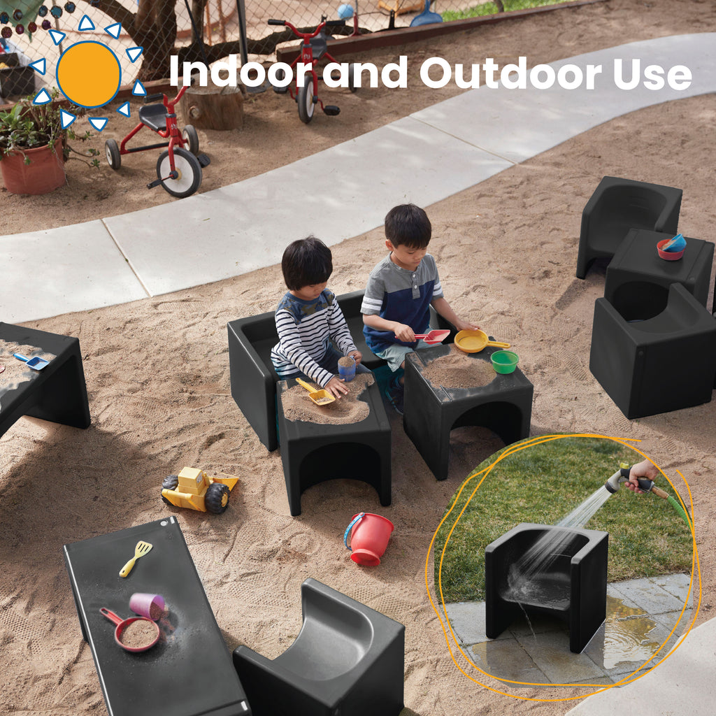 Cube - Bora Armless Chair 3P Set main image 0
