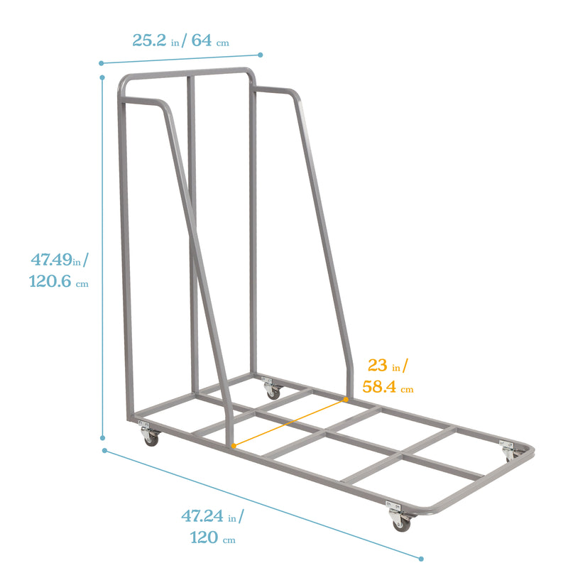 Rest Mat Trolley, Storage Cart - Grey