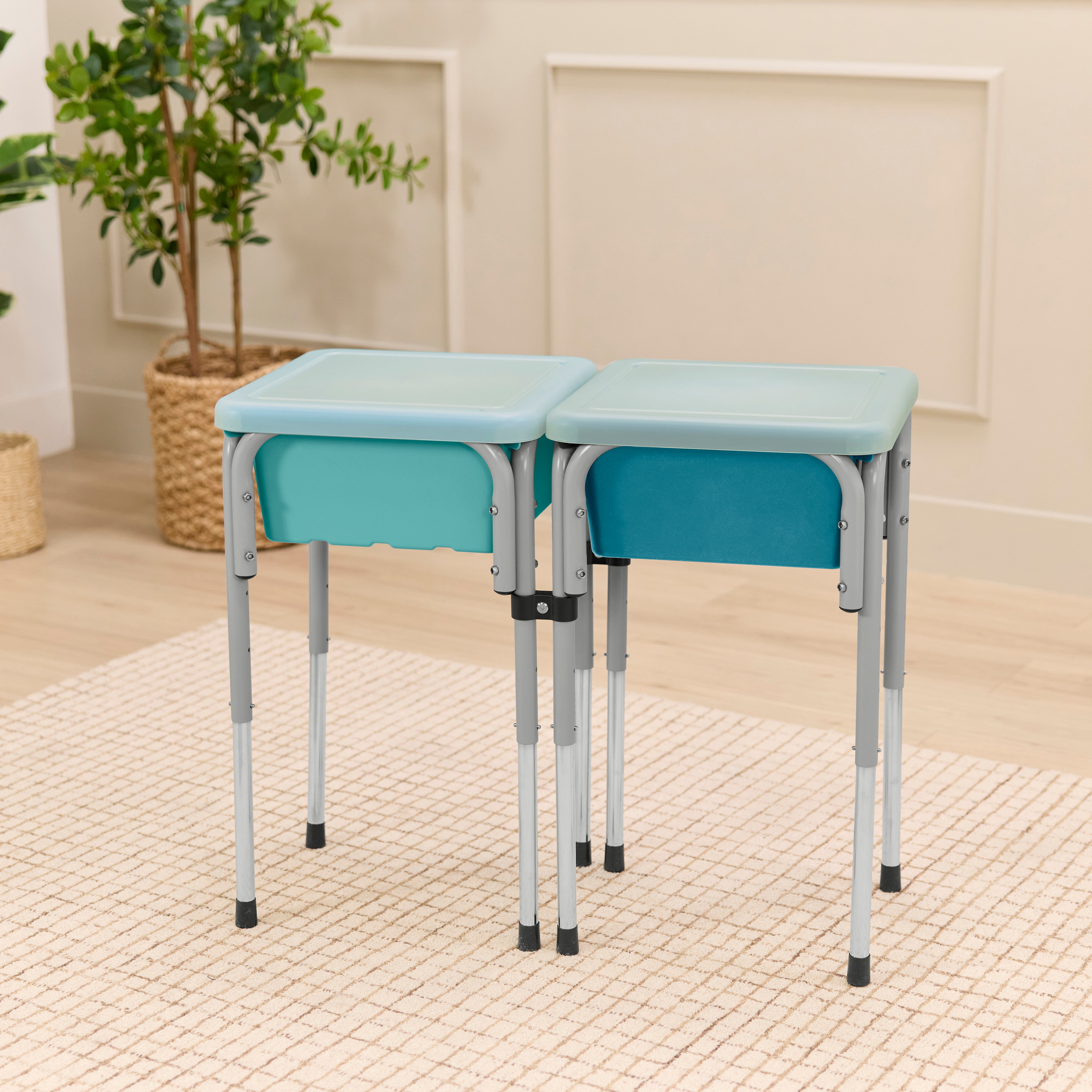 Adjustable Double Sensory Table with Lids
