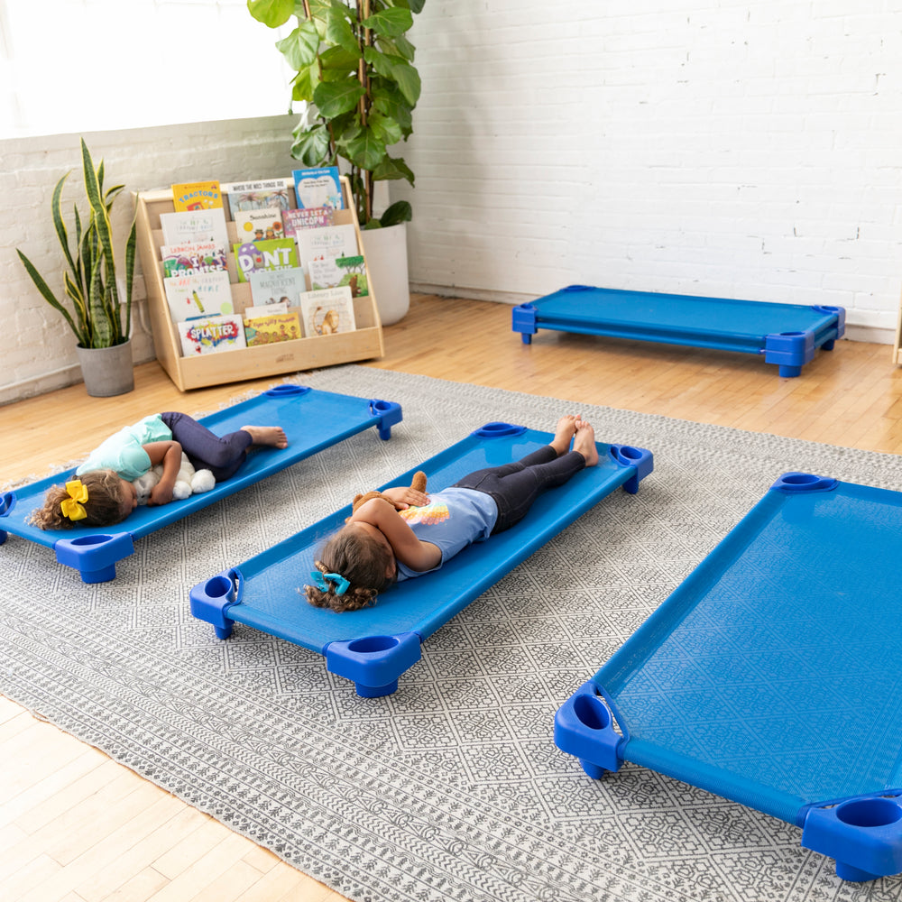 Stackable Kiddie Cot, Ready-to-Assemble, Standard Size, 6-Pack