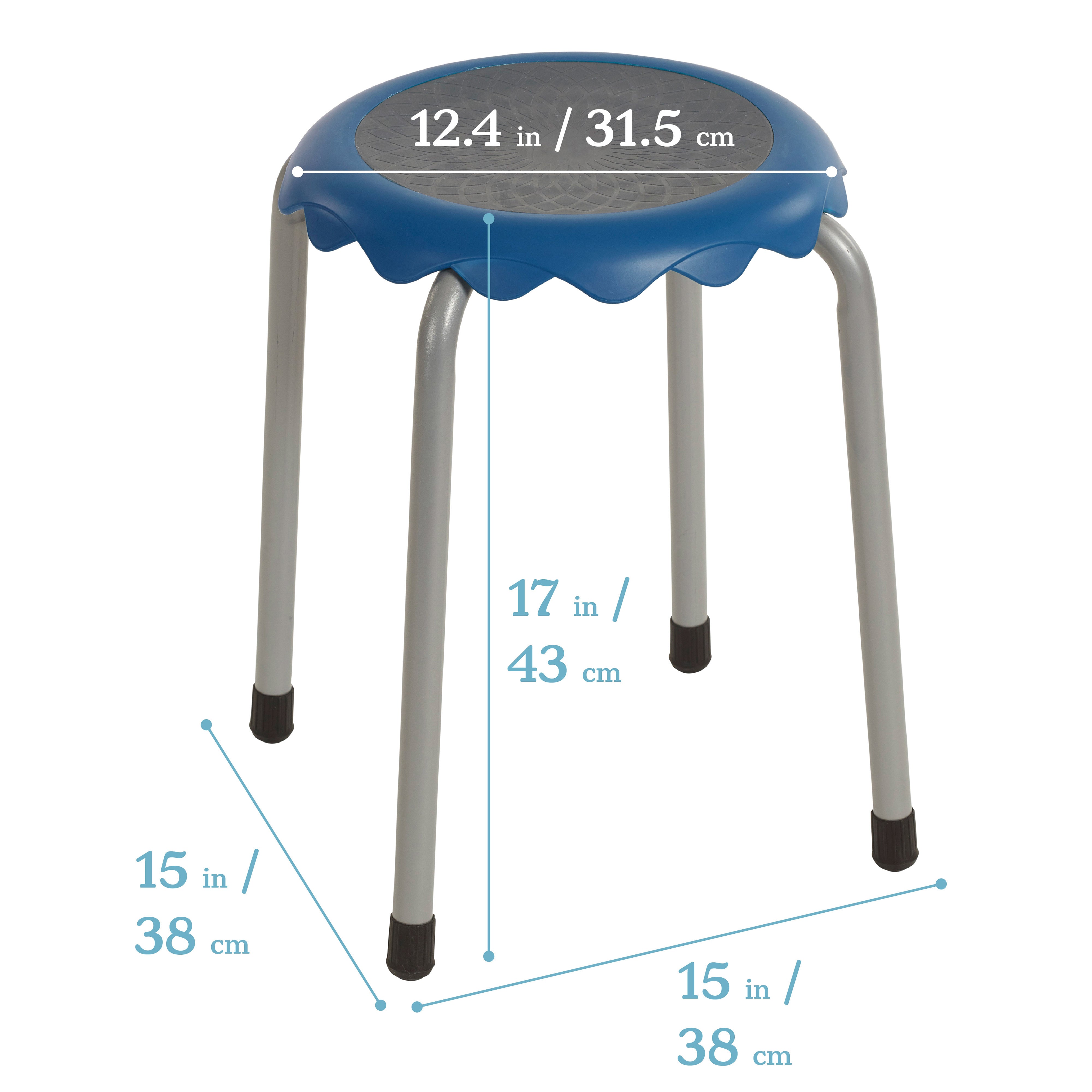 Daisy Stackable Stool Set, 8-Piece