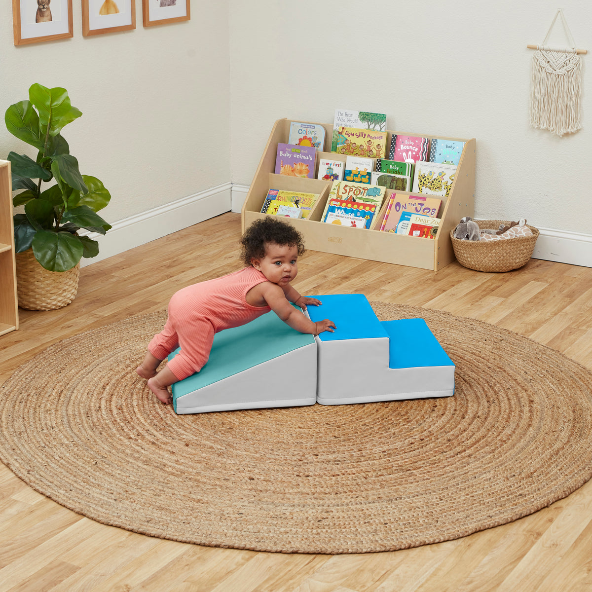 Junior Little Me Step and Slide Wall Climber, 2-Piece