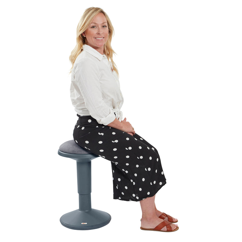 Sitwell Wobble Stool with Cushion, Adjustable Height, Active Seating