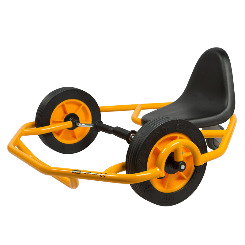 My First Hand Cart, RABO powered by ECR4Kids, Beginner Arm Powered Vehicle for Kids - Yellow/Black
