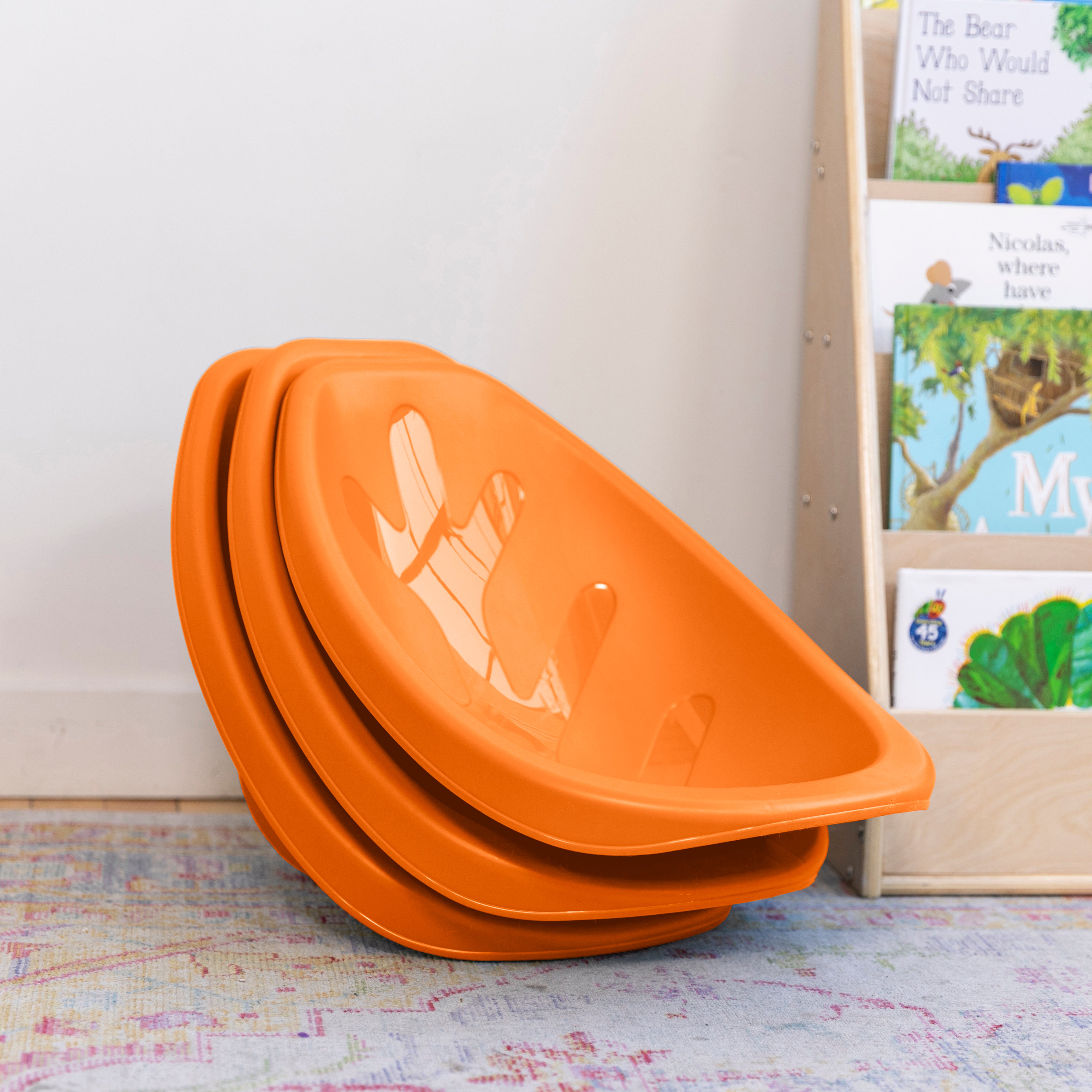 Leaf Scoop Floor Seat, 6-Piece