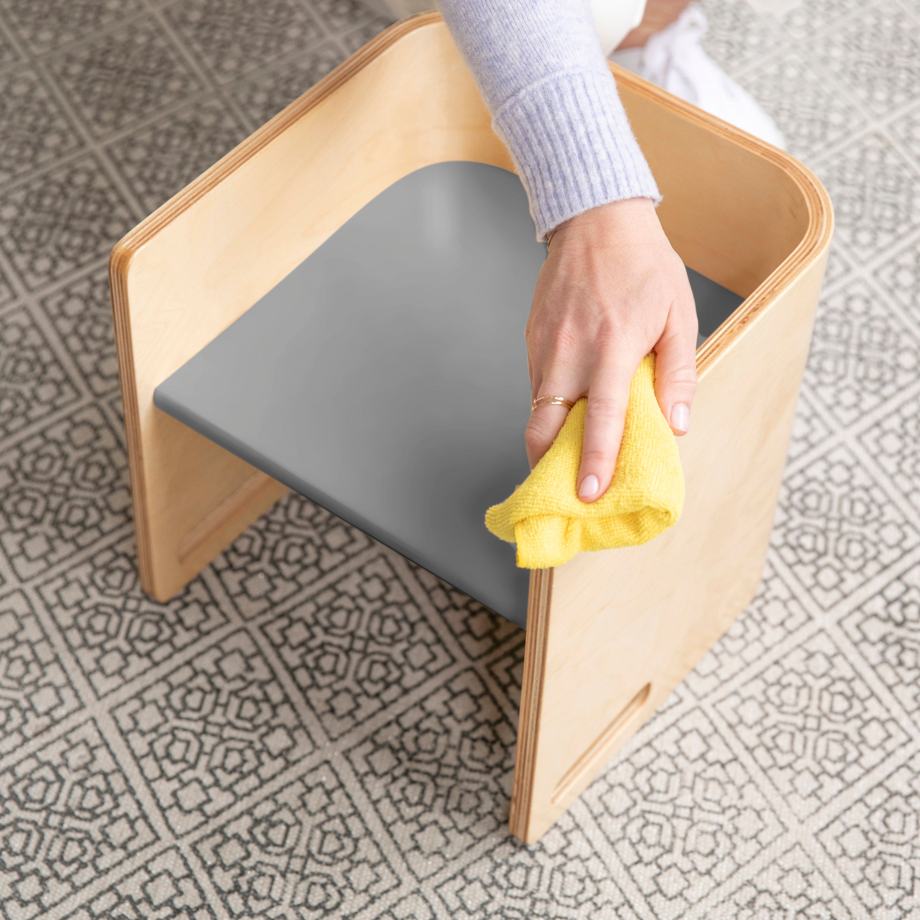 Bentwood Multipurpose Cube Chair, Kids Furniture