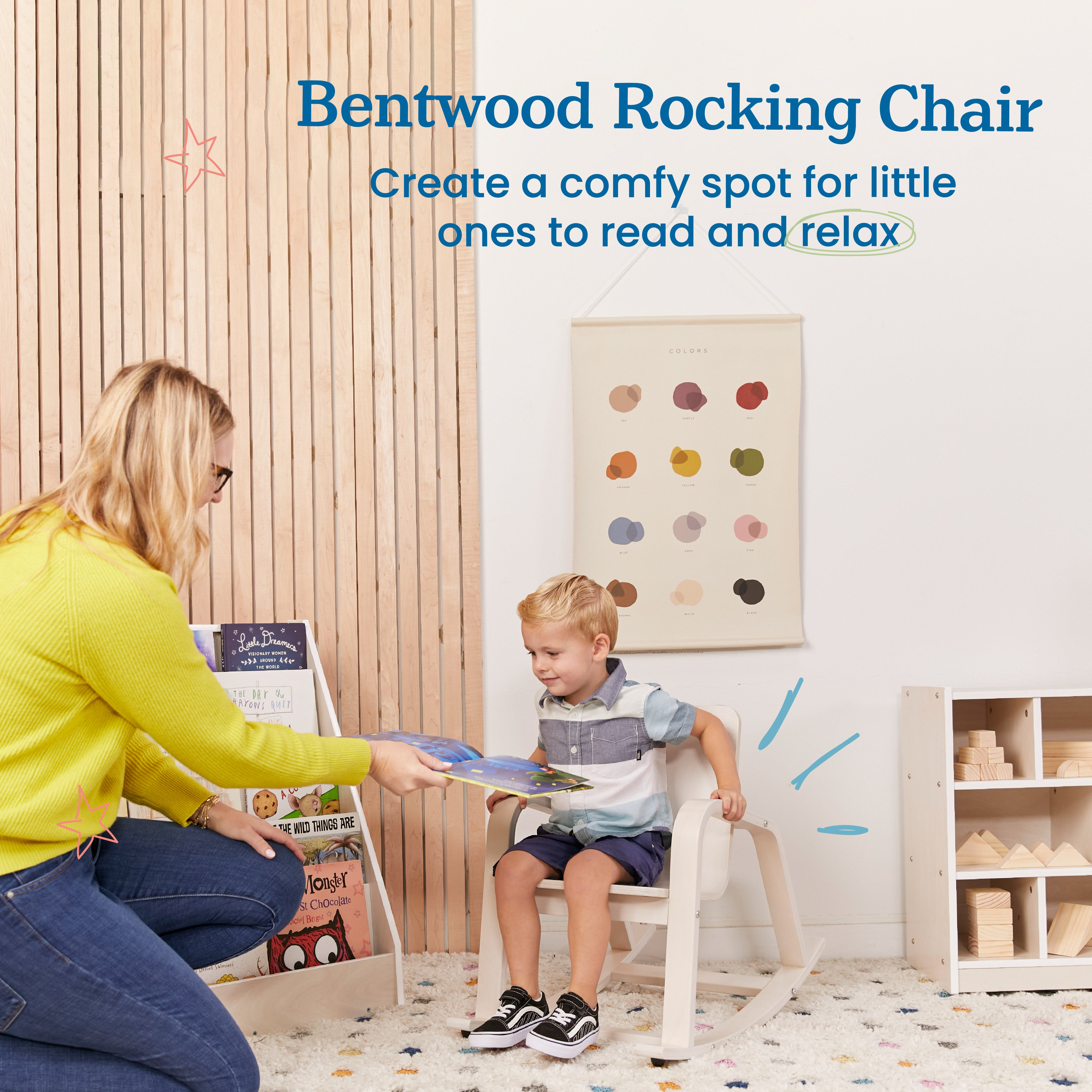 Bentwood Rocking Chair, Kids Furniture
