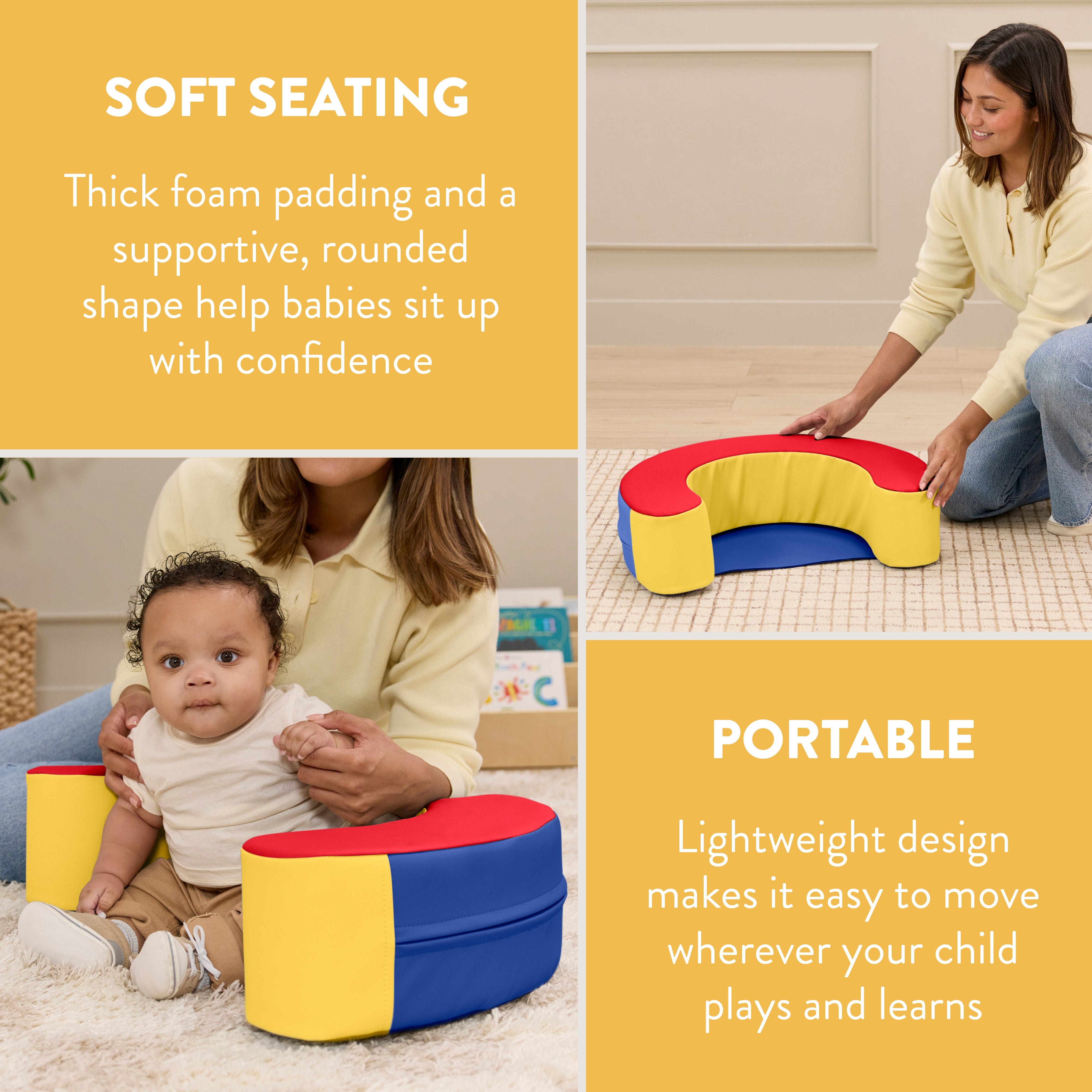 Sit 'n' Support Ring-Shaped Floor Cushion