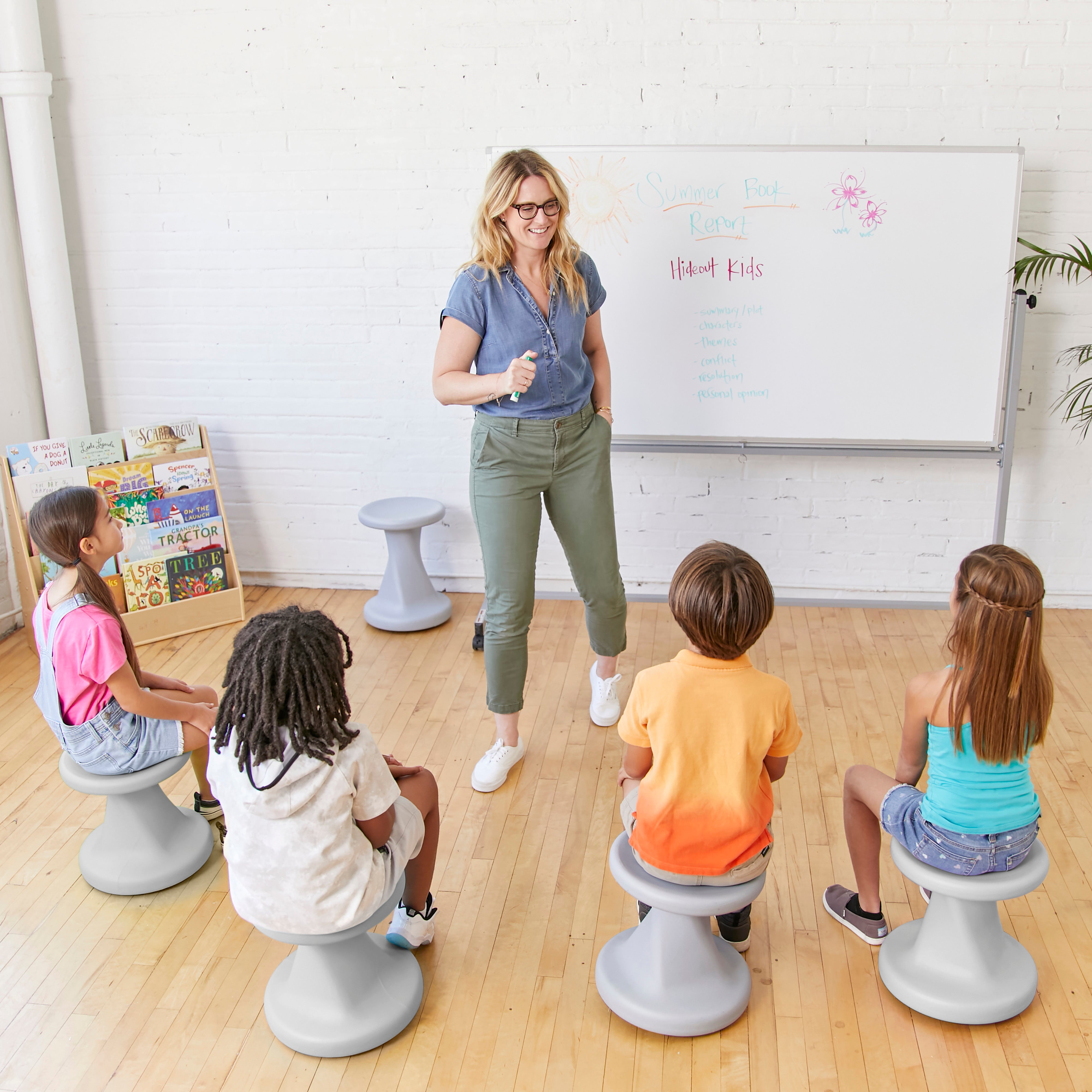 Twist Wobble Stool, 14in Seat Height, Active Seating