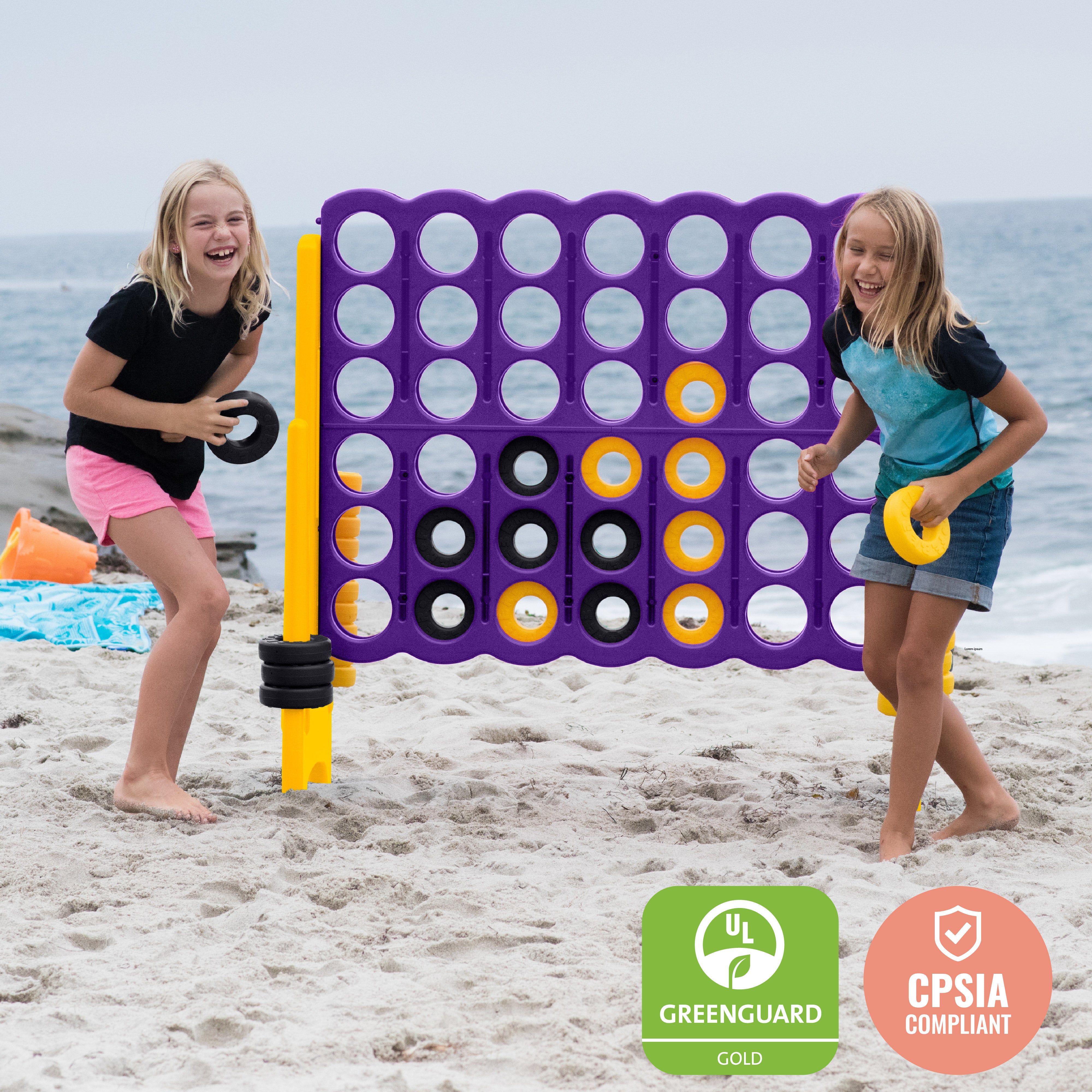 Jumbo 4-To-Score Giant Lawn Game Set