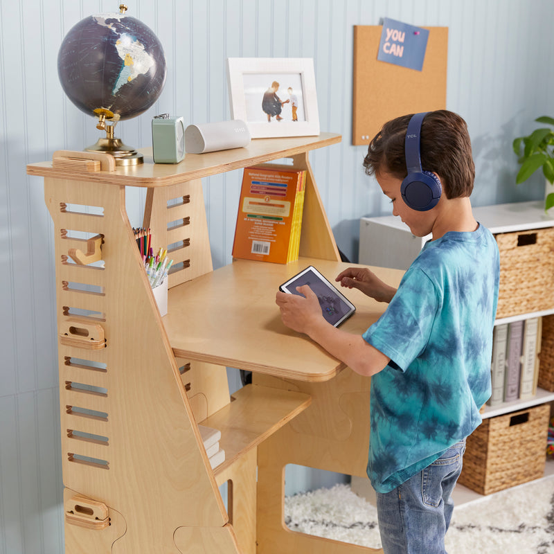 Grows with Me Desk, Sit or Stand Desk