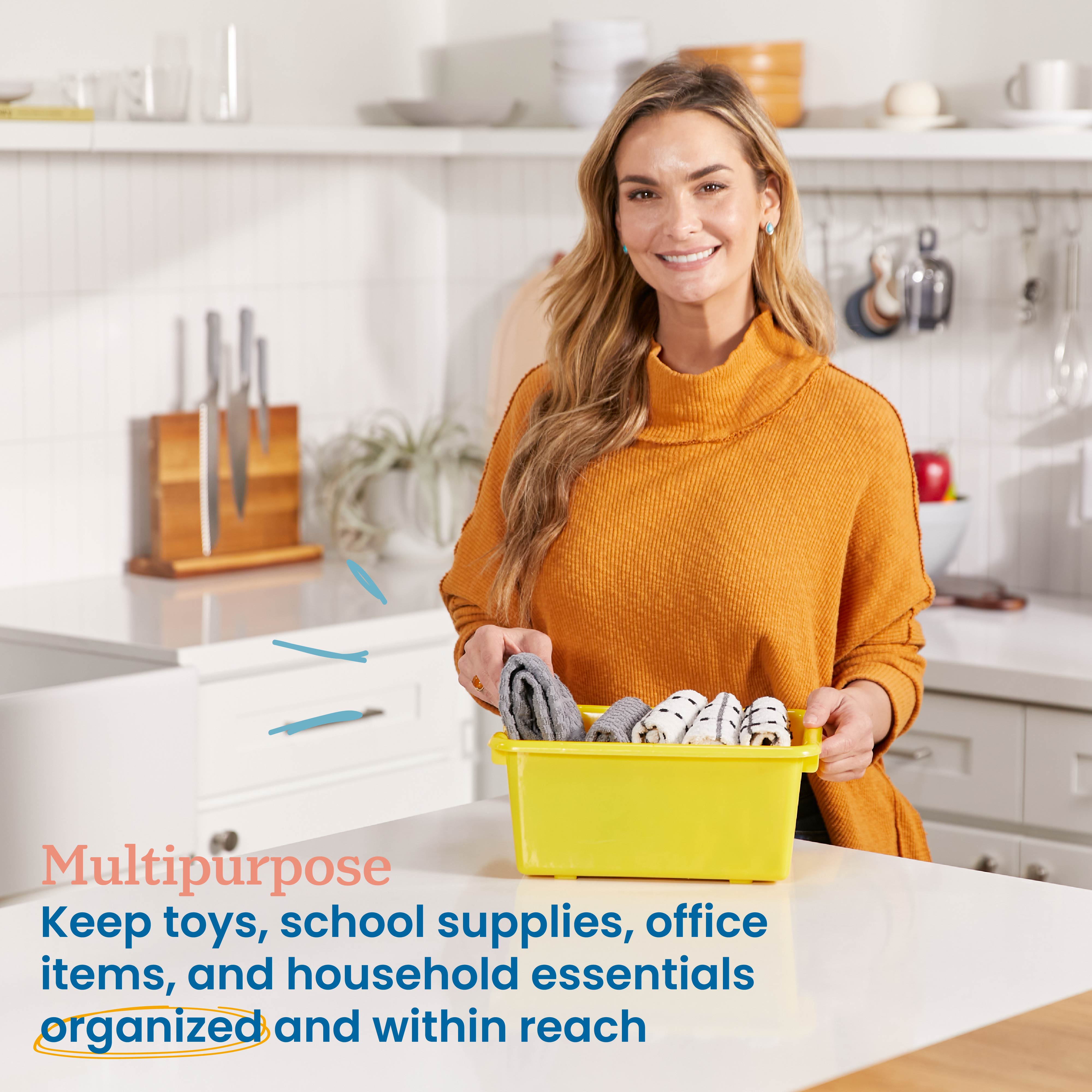 Scoop Front Storage Bins, 25-Piece