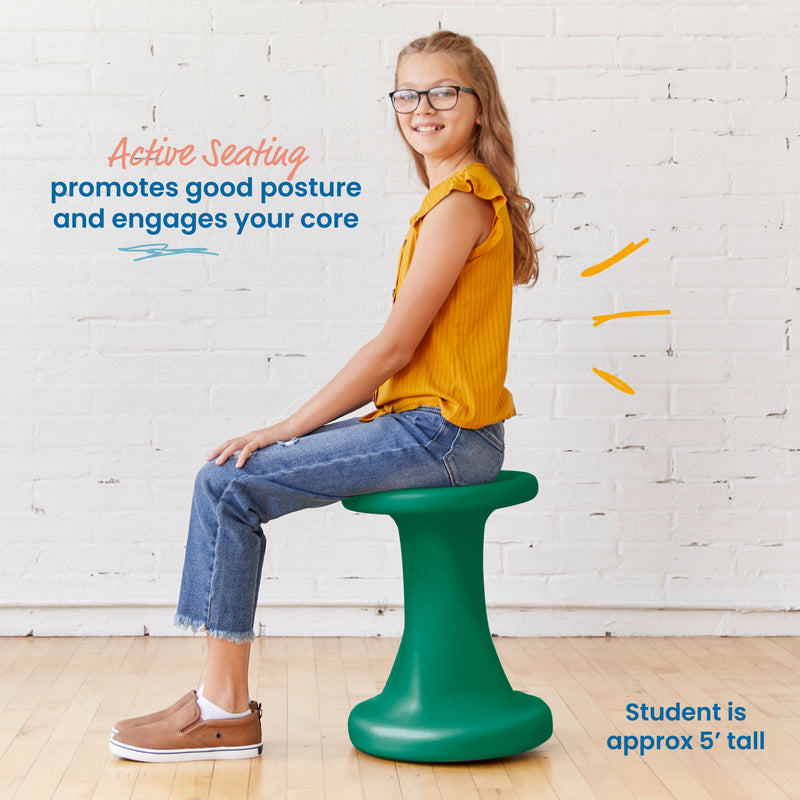 Twist Wobble Stool, 18in Seat Height, Active Seating