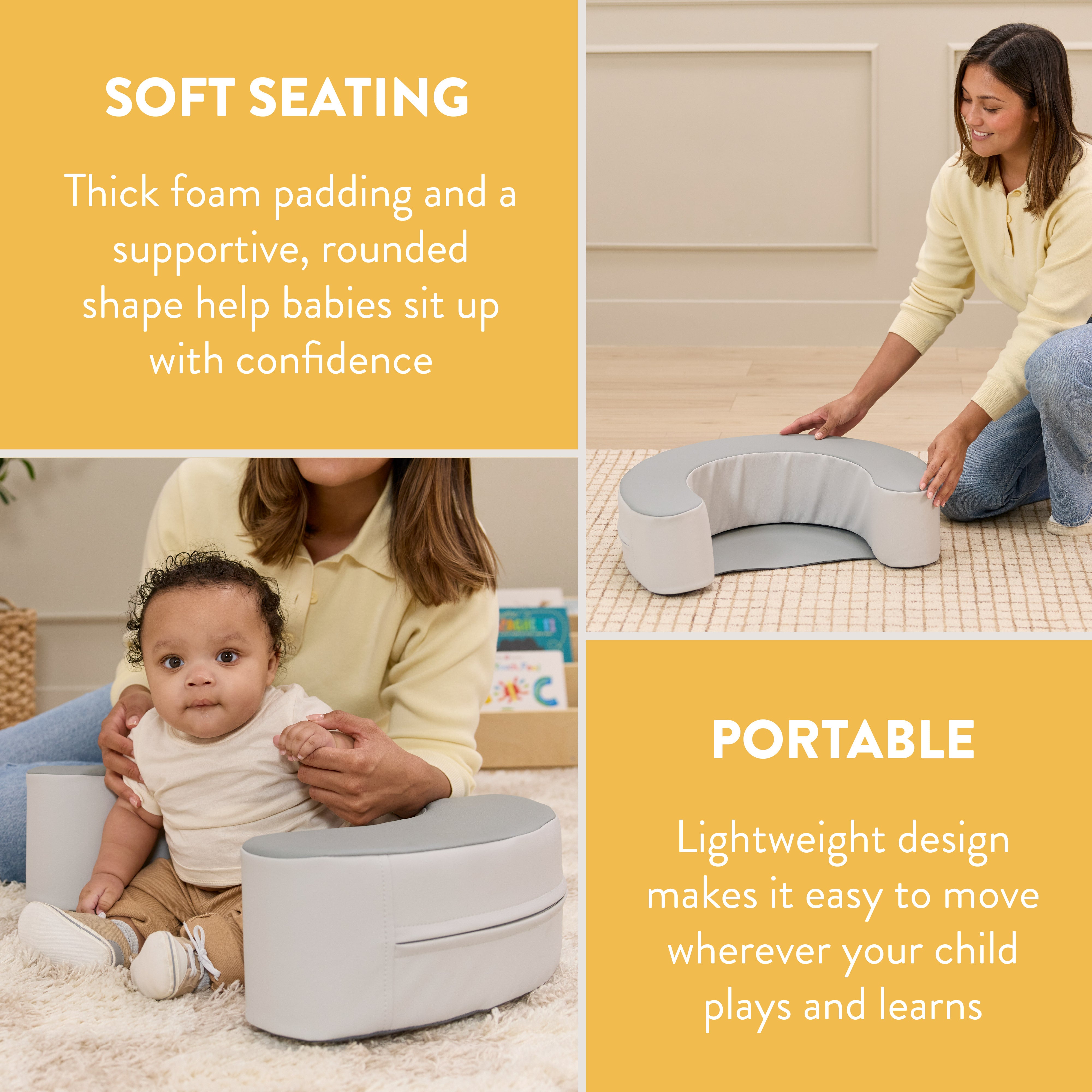 Sit 'n' Support Ring-Shaped Floor Cushion