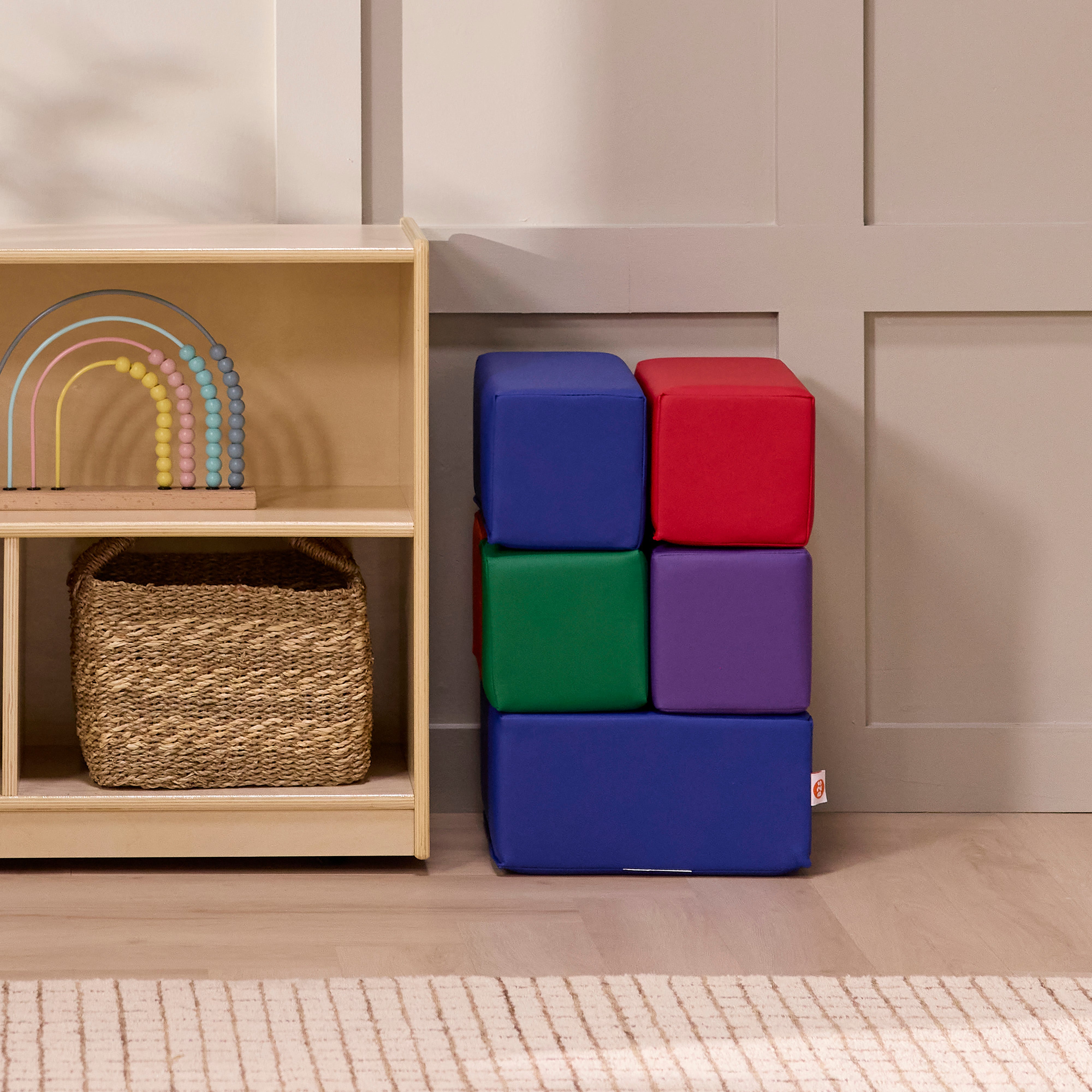 EarlyBuilder Foam Stacking Block Set, Small, 7-Piece