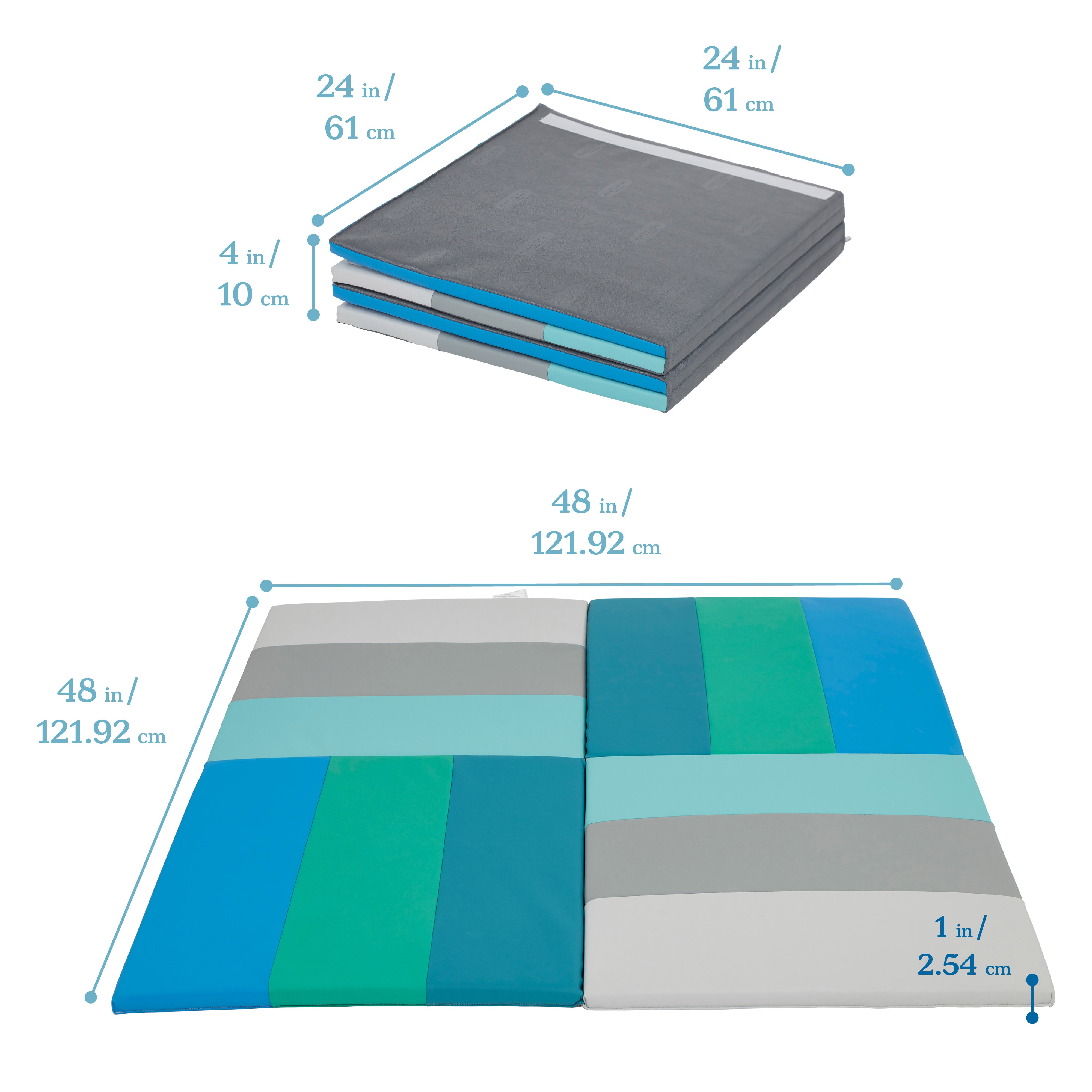 Turning Tiles Activity Mat, Folding Playmat