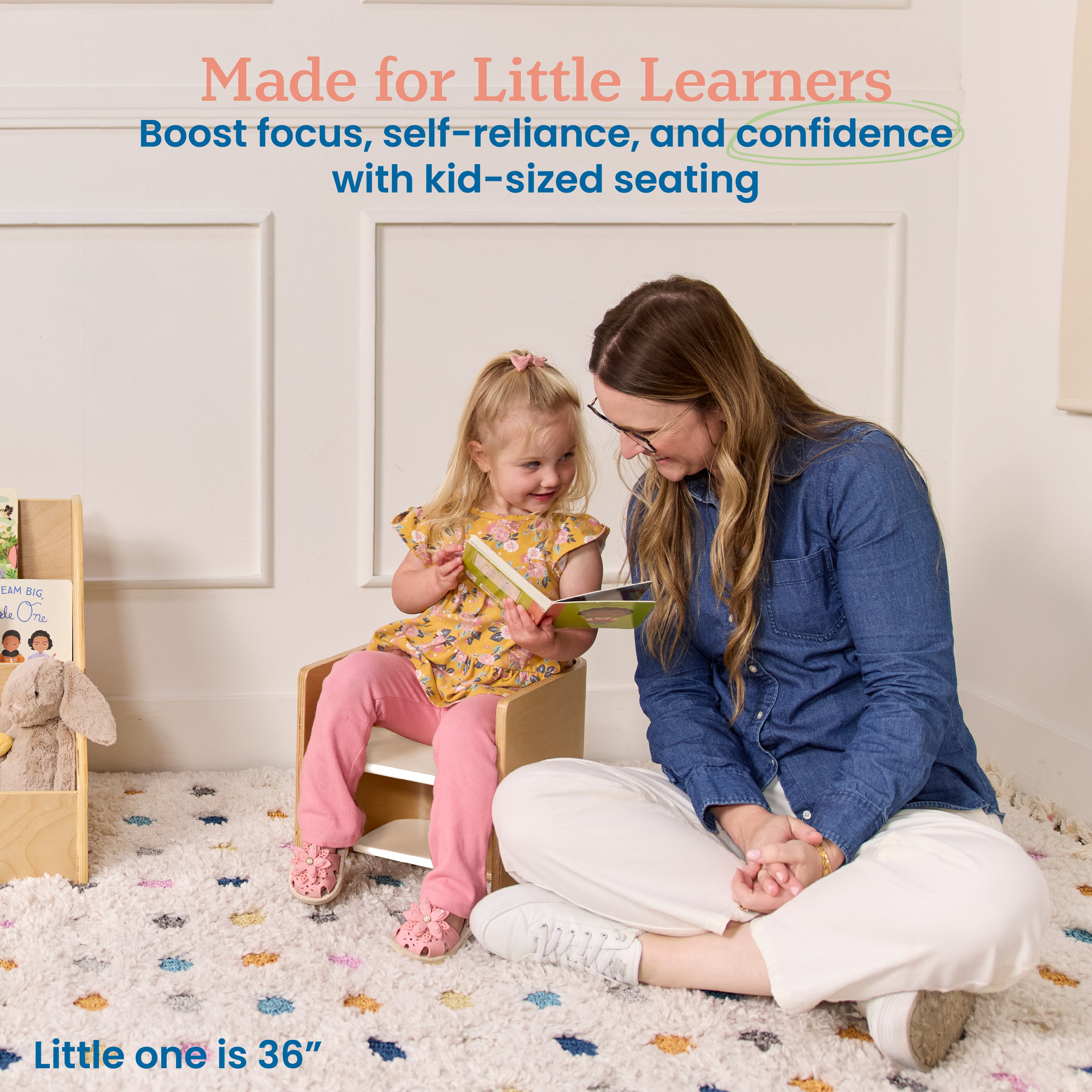 Bentwood Multipurpose Cube Chair